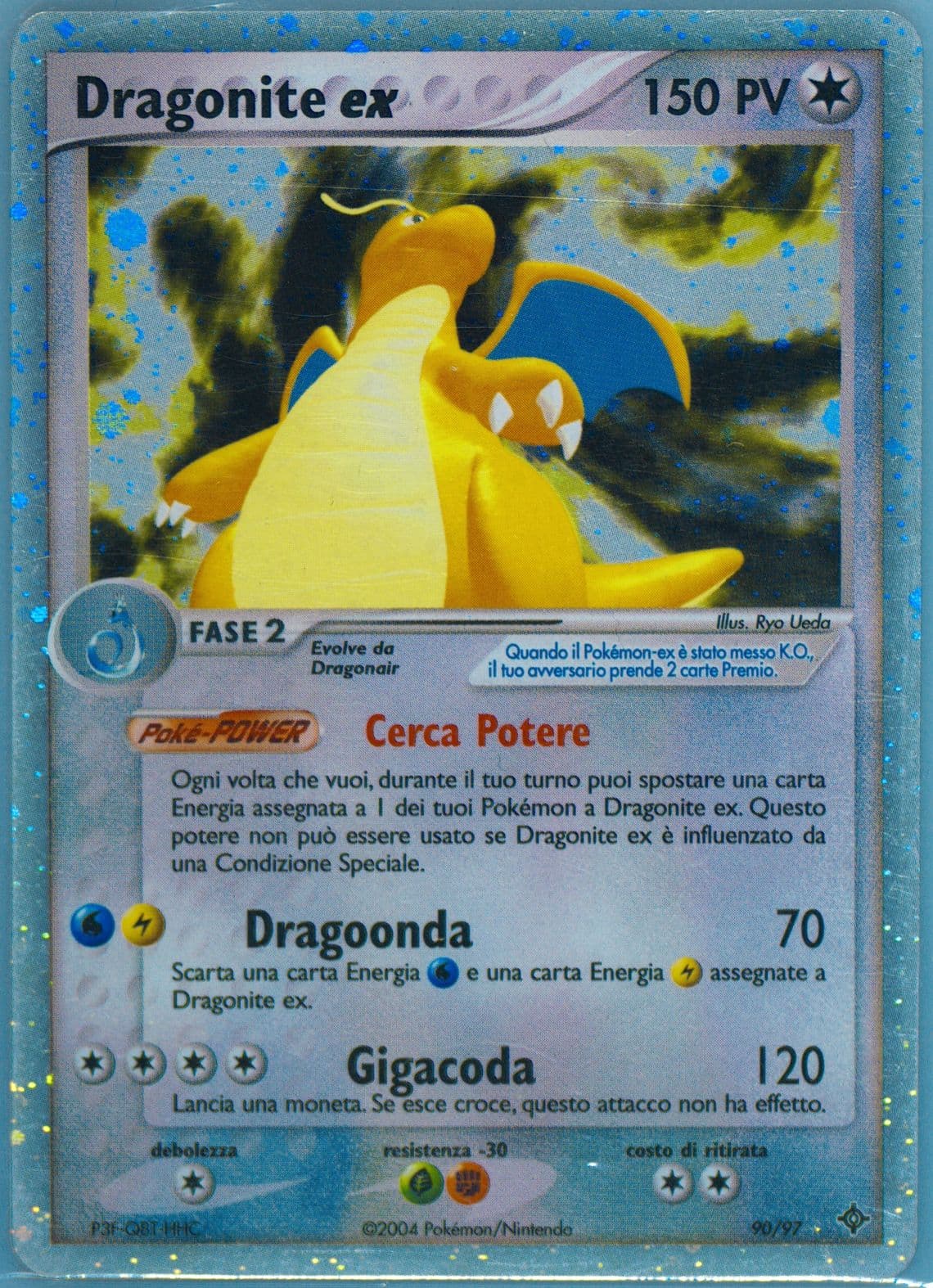 Dragonite EX-Holo (90) 2004 Pokemon Italian EX Dragon