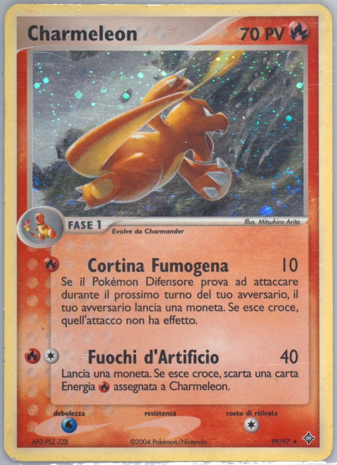 Charmeleon-Holo (99) 2004 Pokemon Italian EX Dragon