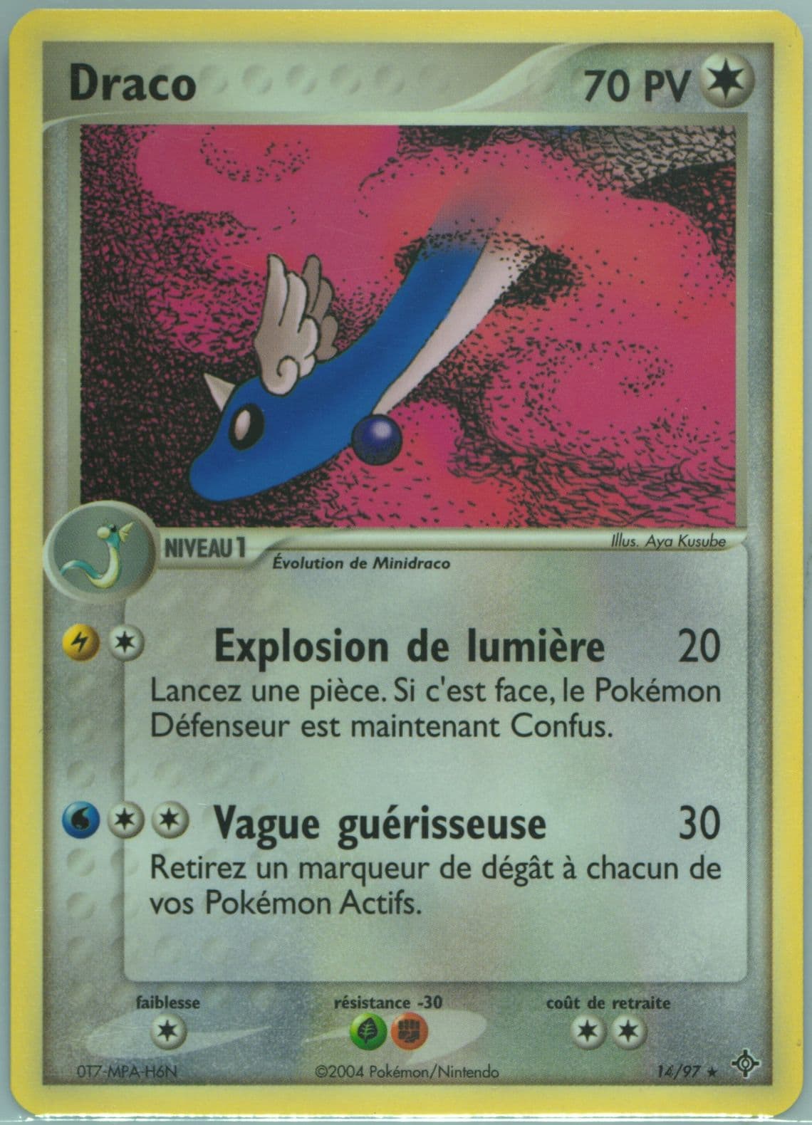 Draco (14) 2004 Pokemon French EX Dragon