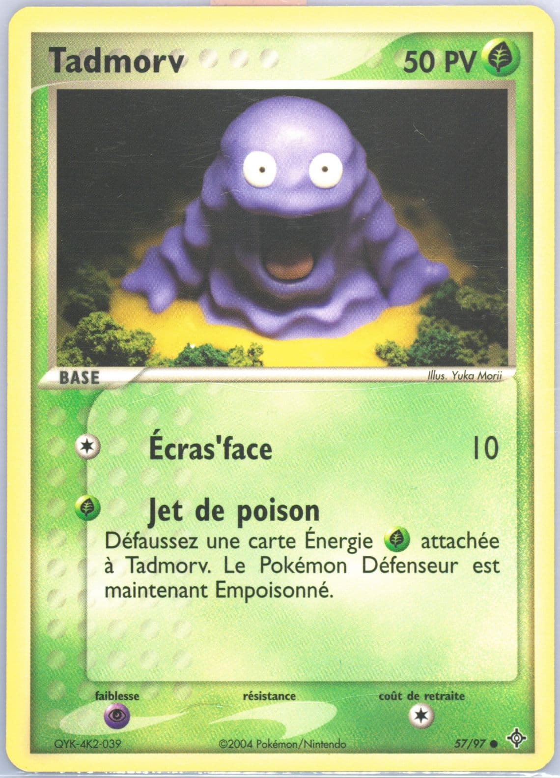 Tadmorv (57) 2004 Pokemon French EX Dragon