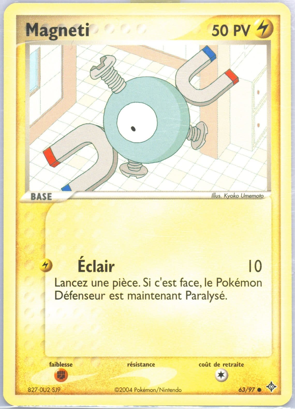 Magneti (63) 2004 Pokemon French EX Dragon
