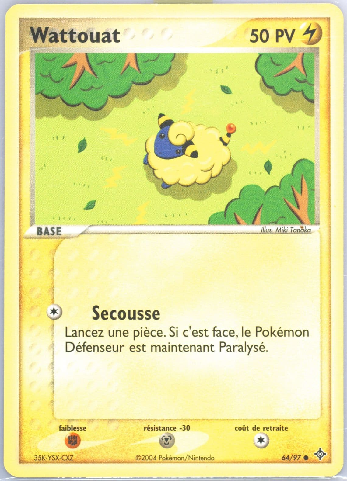 Wattouat (64) 2004 Pokemon French EX Dragon