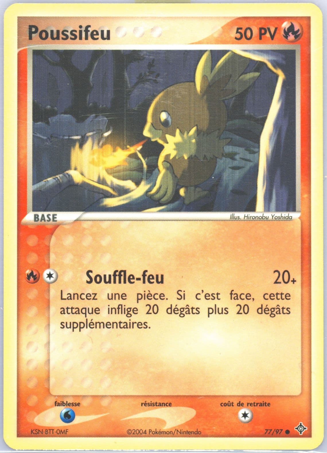 Poussifeu (77) 2004 Pokemon French EX Dragon