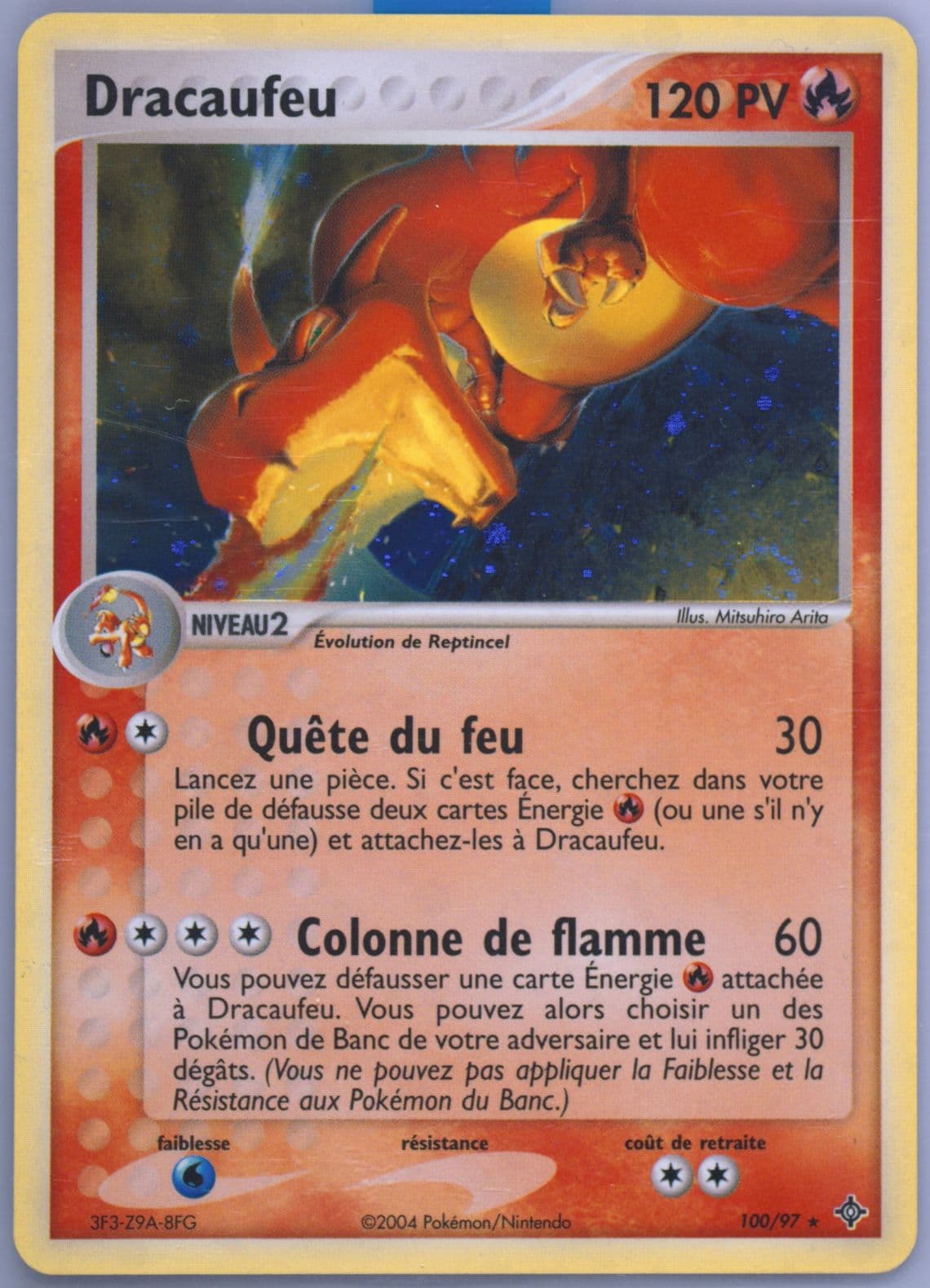 Dracaufeu-Holo (100) 2004 Pokemon French EX Dragon
