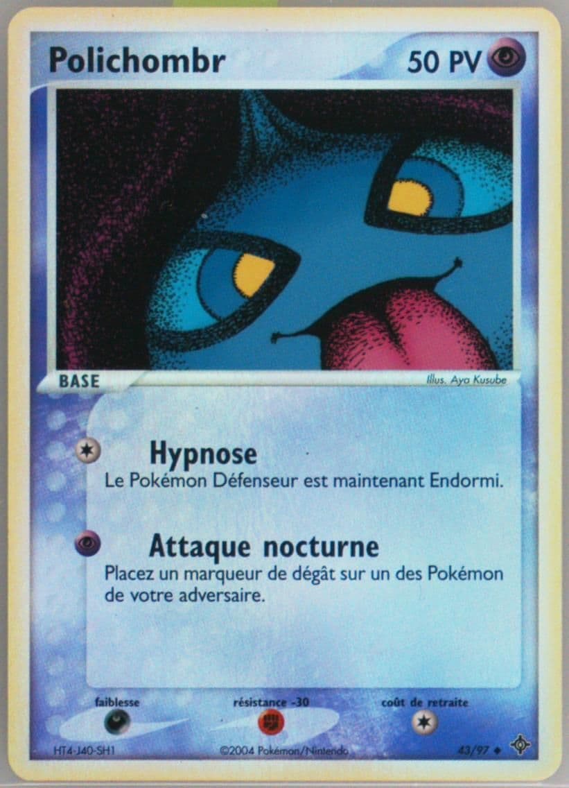 Polichombr-Reverse Foil (43) 2004 Pokemon French EX Dragon