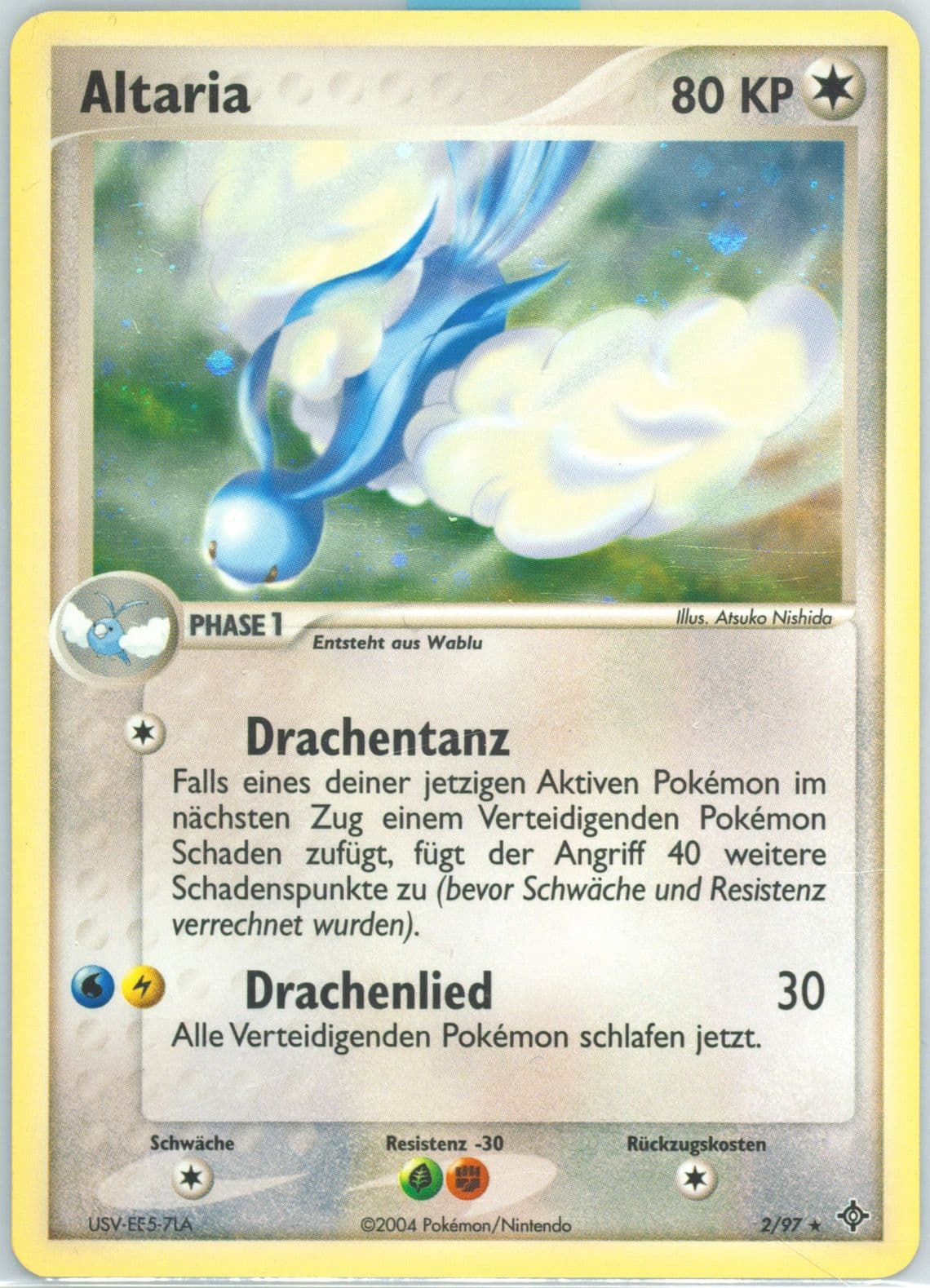 Altaria-Holo (2) 2004 Pokemon German EX Dragon