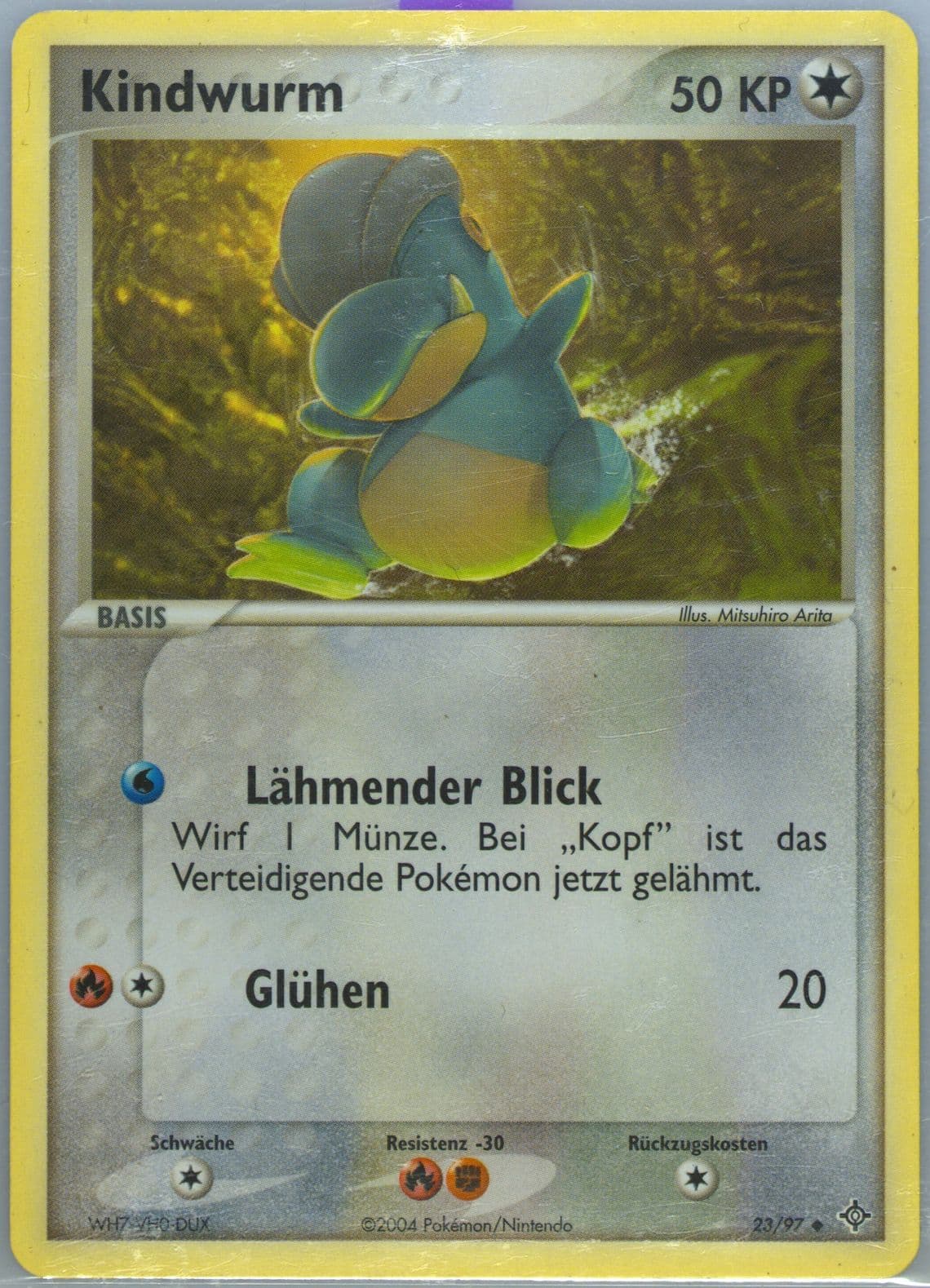 Kindwurm (23) 2004 Pokemon German EX Dragon