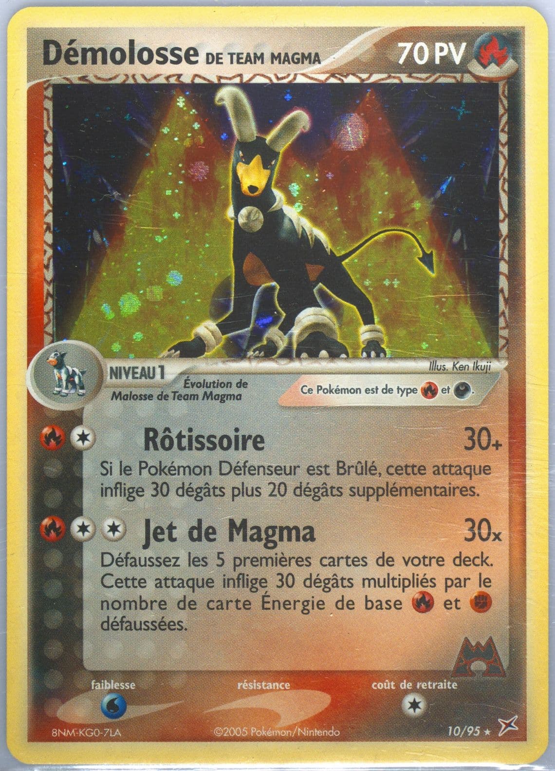 Demolosse de Team Magma-Holo (10) 2005 Pokemon French EX Team Magma VS Team Aqua