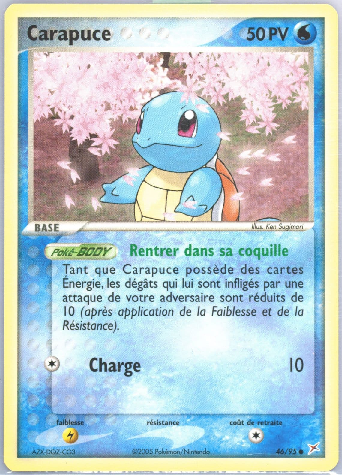 Carapuce (46) 2005 Pokemon French EX Team Magma VS Team Aqua