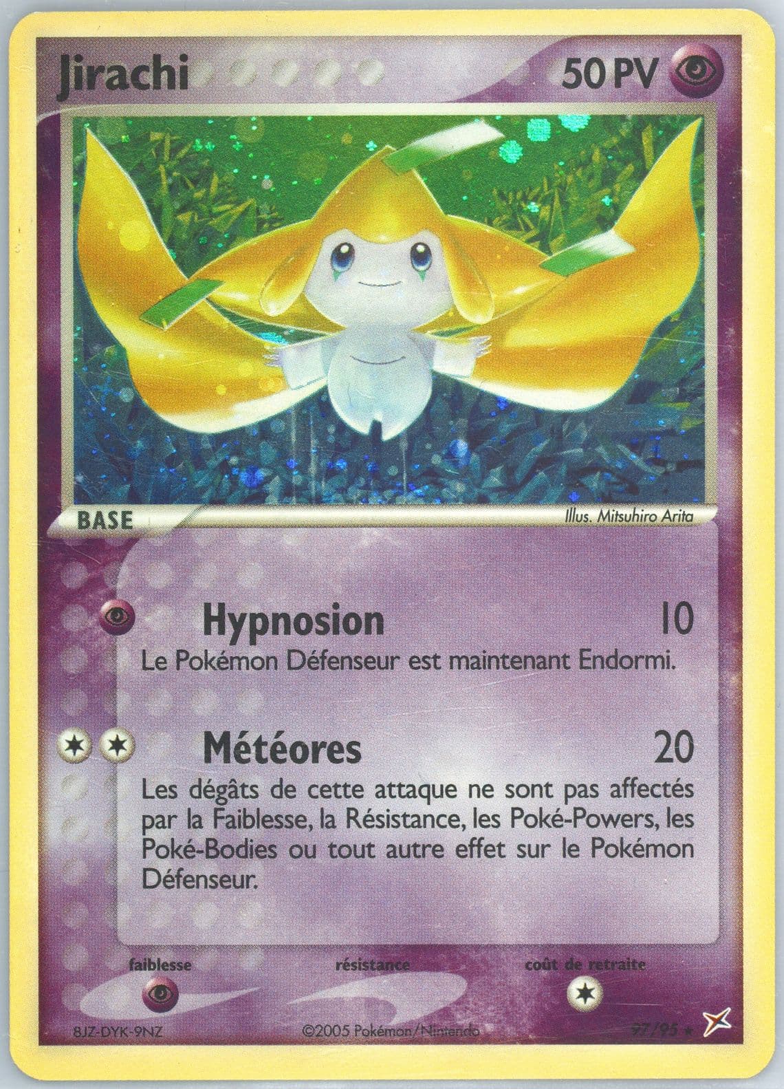 Jirachi-Holo (97) 2005 Pokemon French EX Team Magma VS Team Aqua