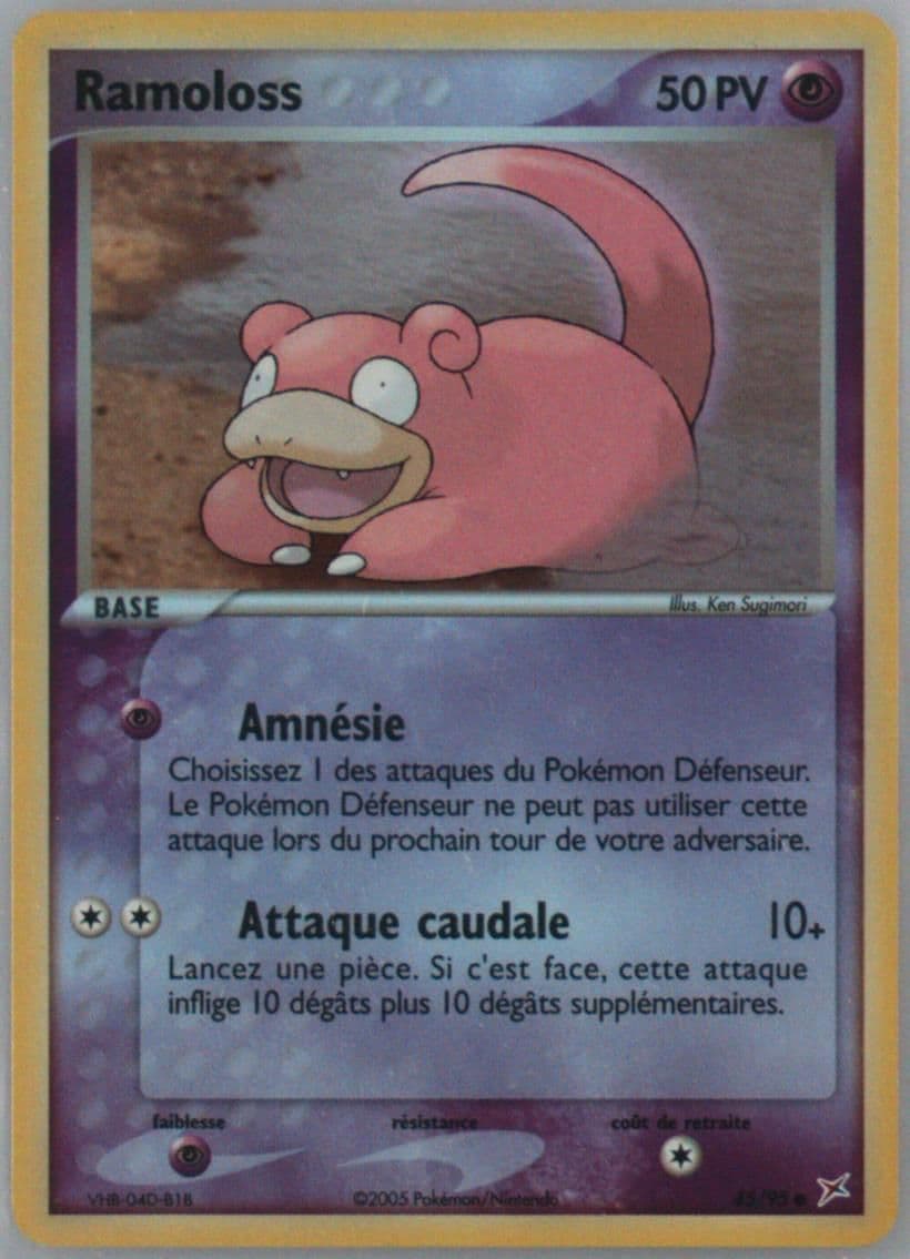 Ramoloss-Reverse Foil (45) 2005 Pokemon French EX Team Magma VS Team Aqua