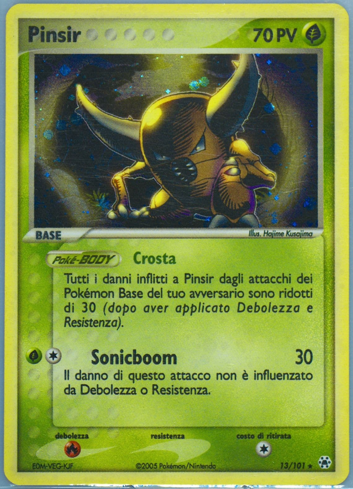 Pinsir-Holo (13) 2005 Pokemon Italian EX Hidden Legends