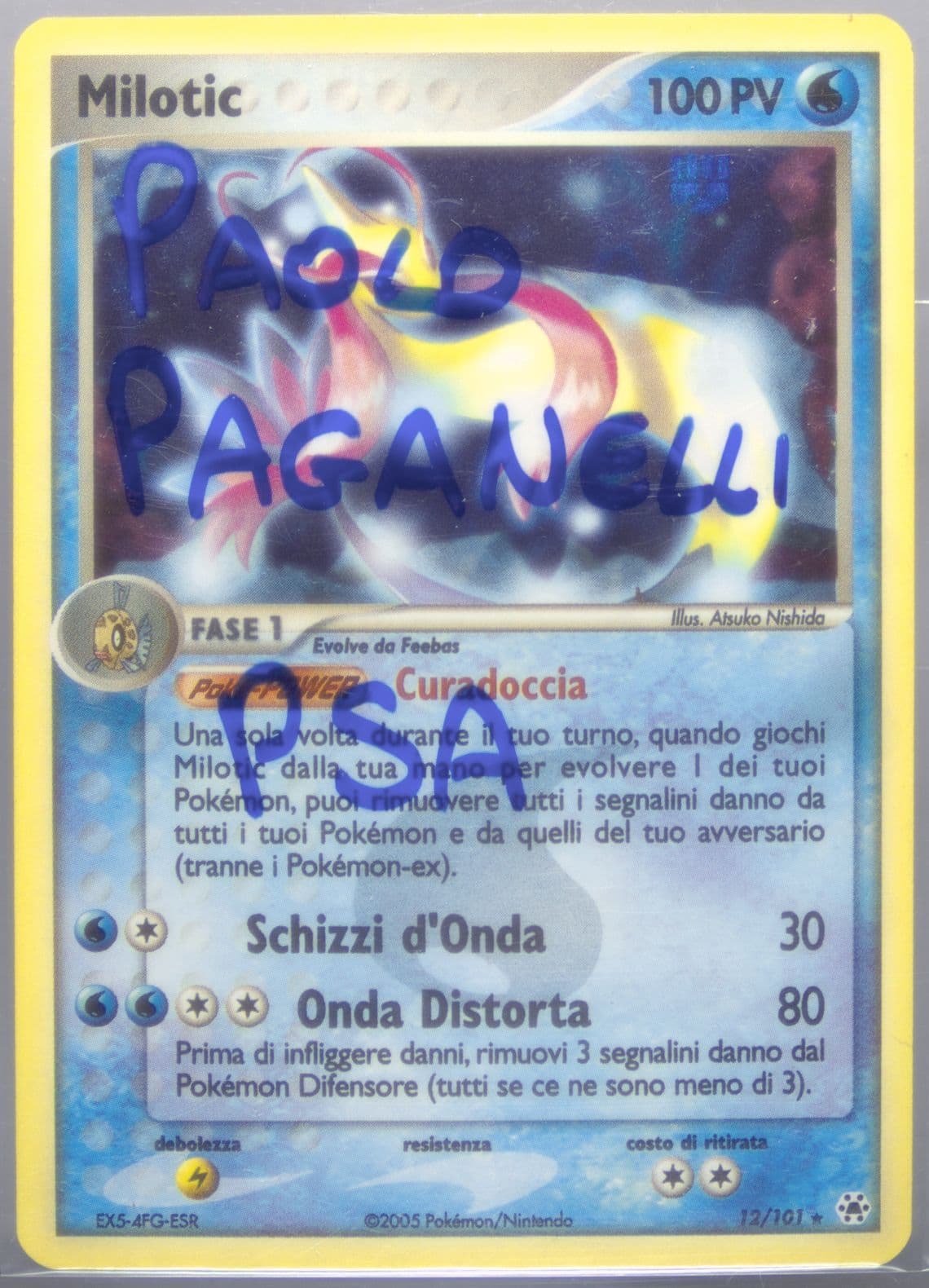 Milotic-Reverse Foil (12) 2005 Pokemon Italian EX Hidden Legends