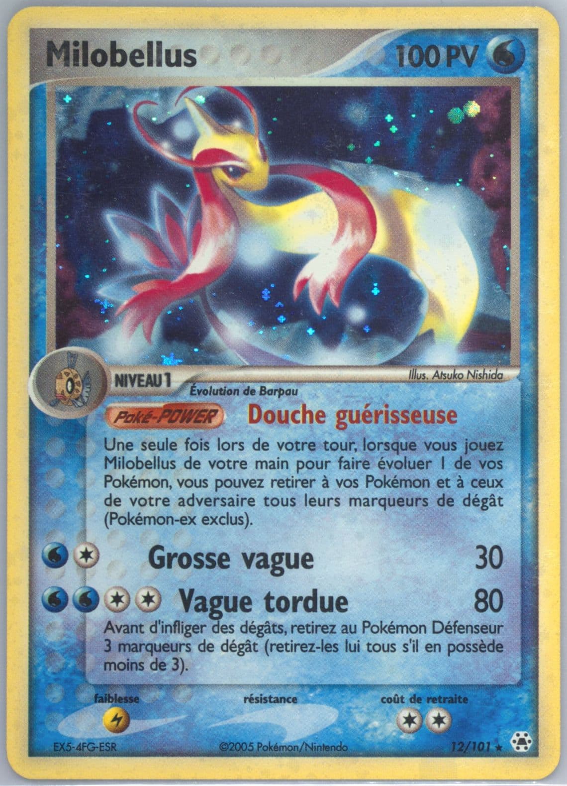 Milobellus-Holo (12) 2005 Pokemon French EX Hidden Legends