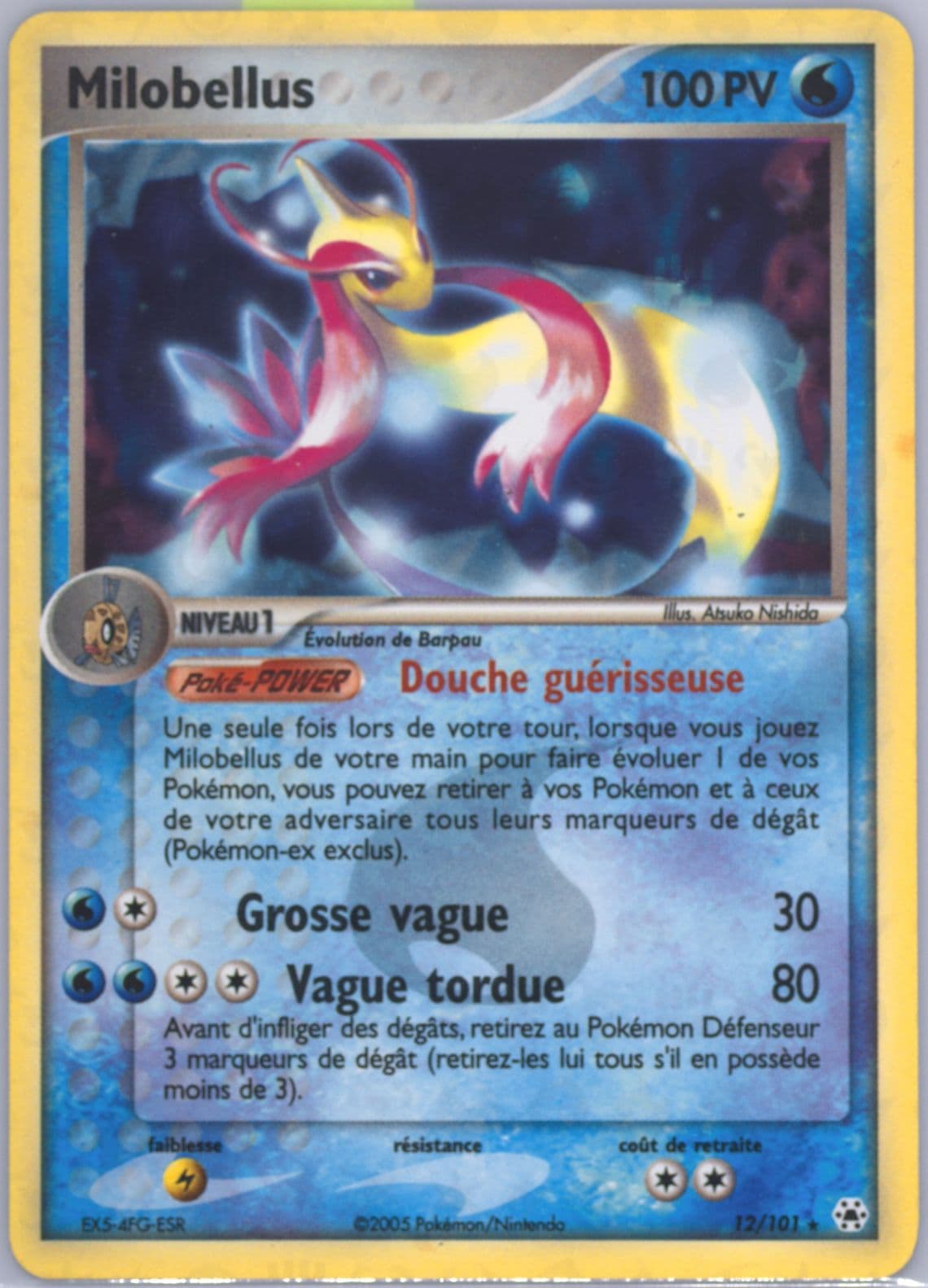 Milobellus-Reverse Foil (12) 2005 Pokemon French EX Hidden Legends
