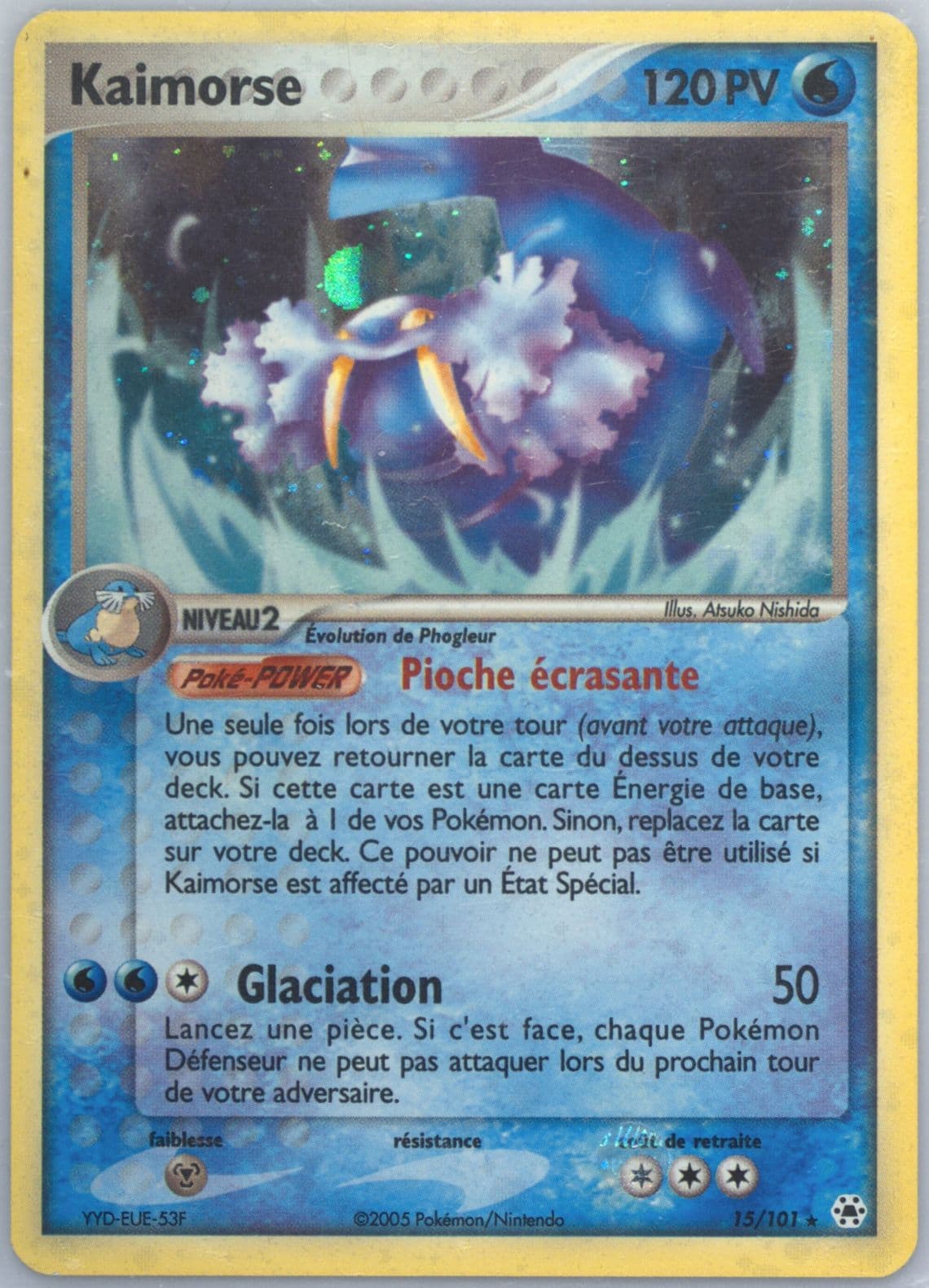 Kaimorse-Holo (15) 2005 Pokemon French EX Hidden Legends