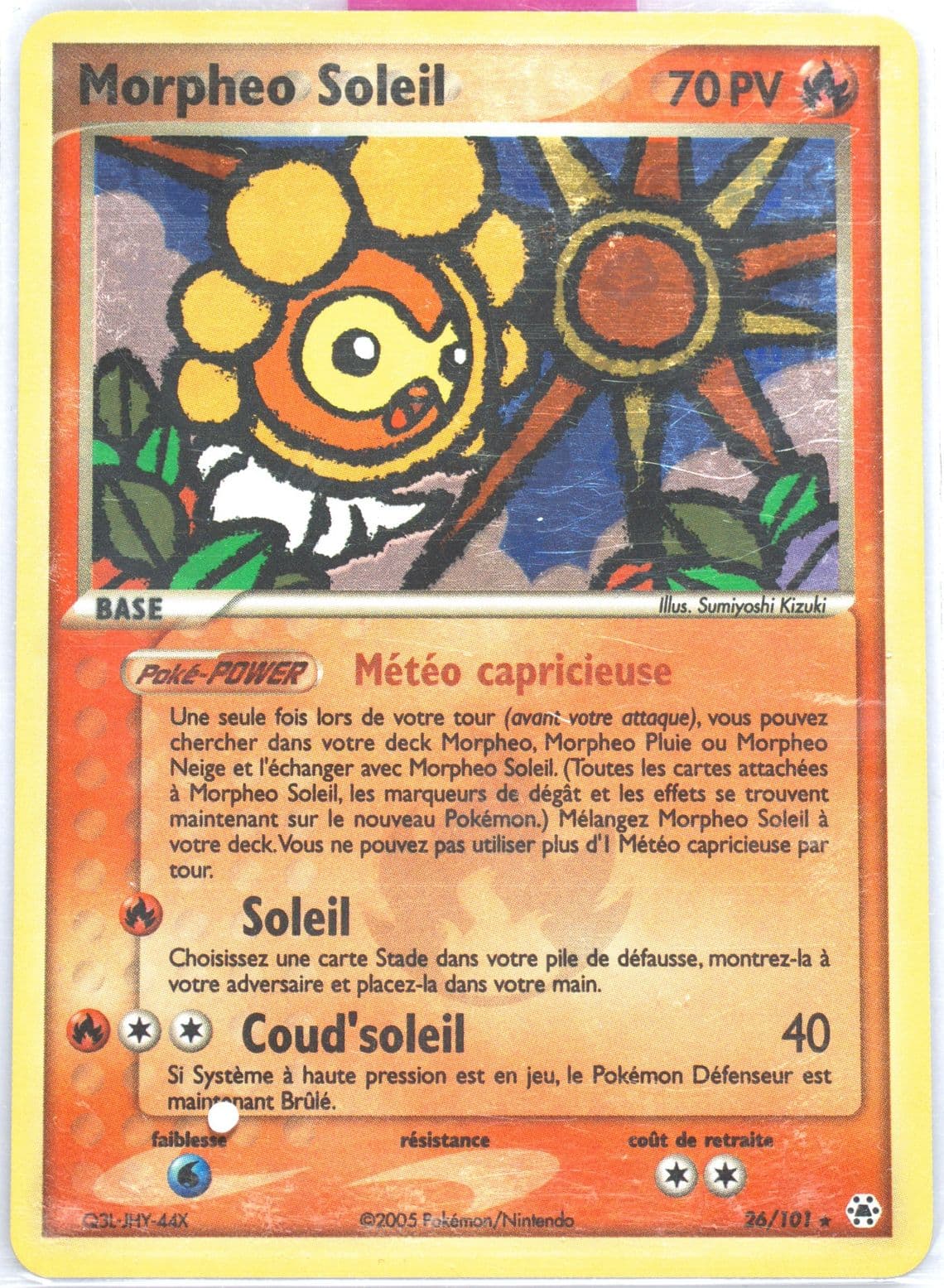 Morpheo Soleil (26) 2005 Pokemon French EX Hidden Legends