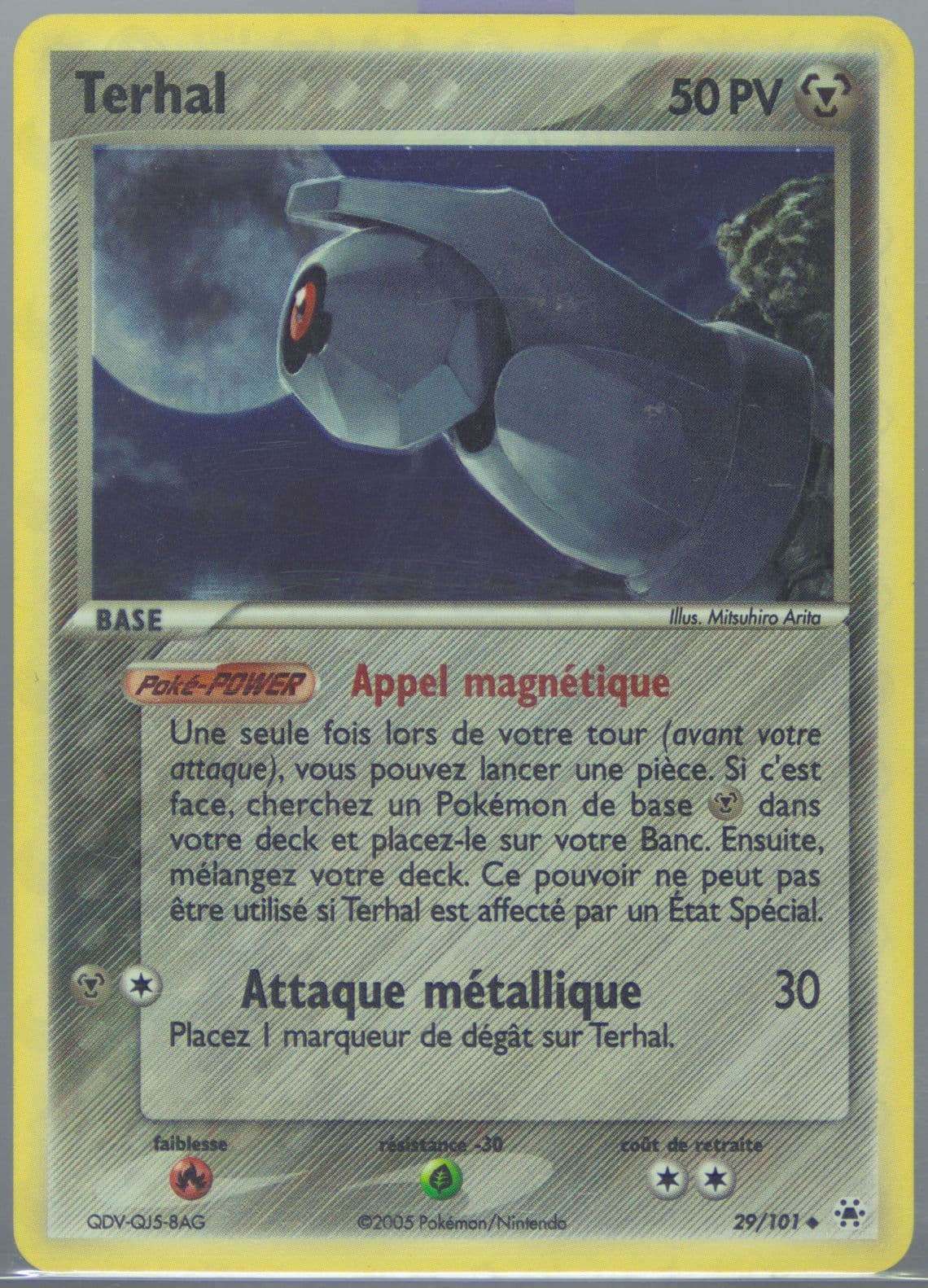 Terhal-Reverse Foil (29) 2005 Pokemon French EX Hidden Legends