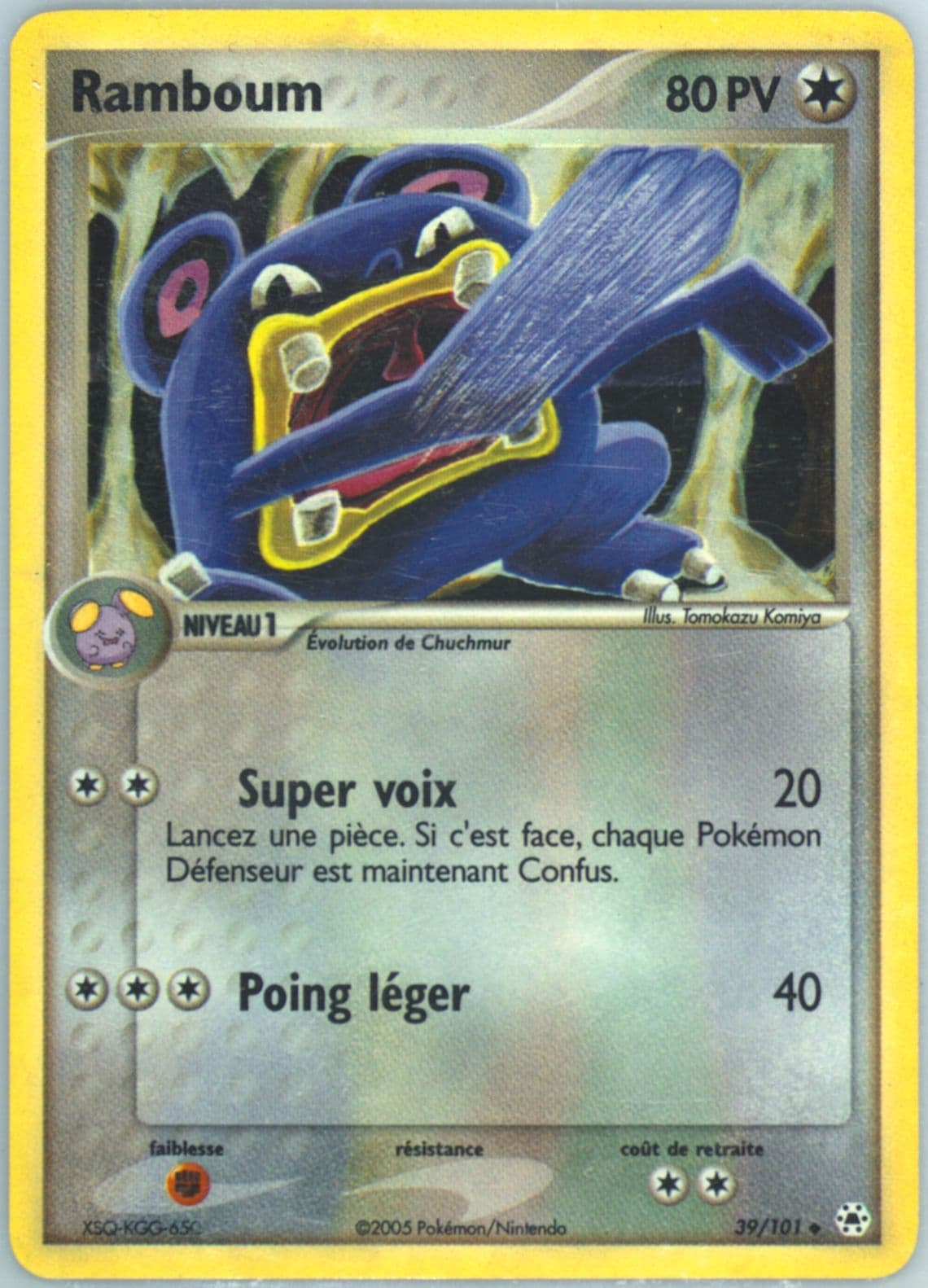Ramboum-Reverse Foil (39) 2005 Pokemon French EX Hidden Legends