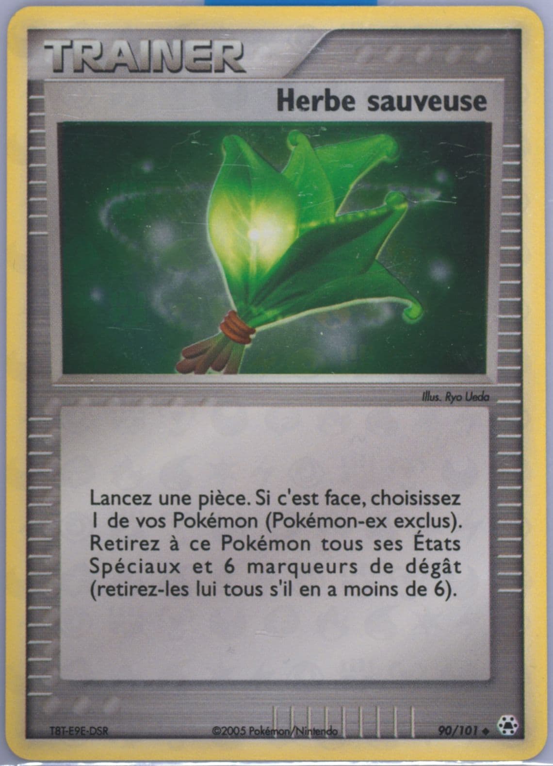 Herbe Sauveuse-Reverse Foil (90) 2005 Pokemon French EX Hidden Legends