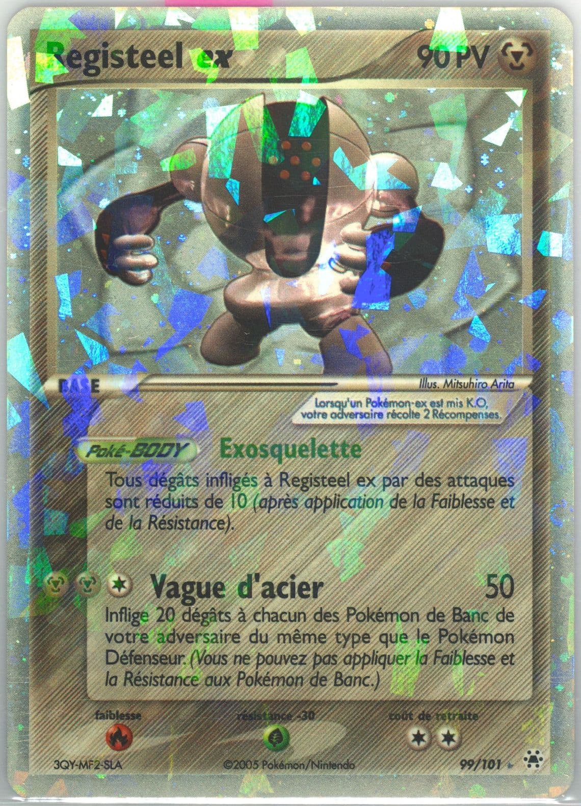 Registeel EX-Holo (99) 2005 Pokemon French EX Hidden Legends