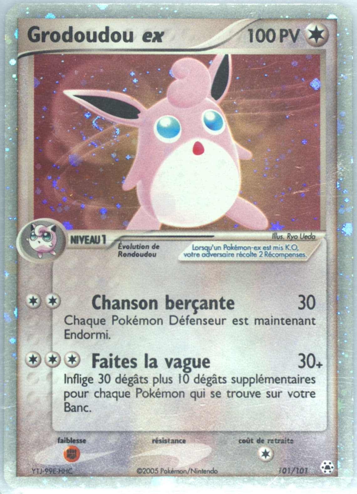 Grodoudou EX-Holo (101) 2005 Pokemon French EX Hidden Legends