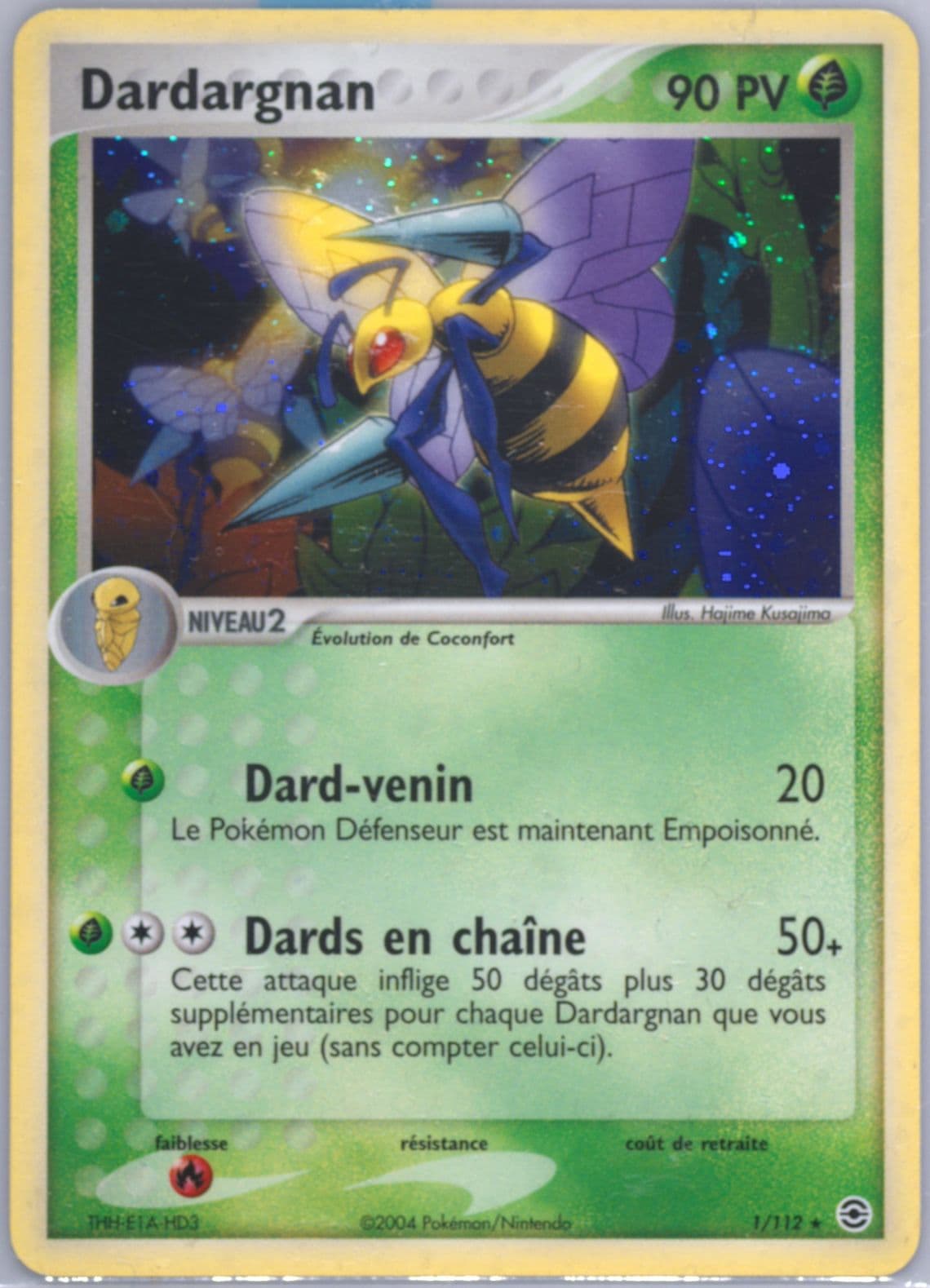 Dardargnan-Holo French (1) 2004 Pokemon EX Fire Red & Leaf Green