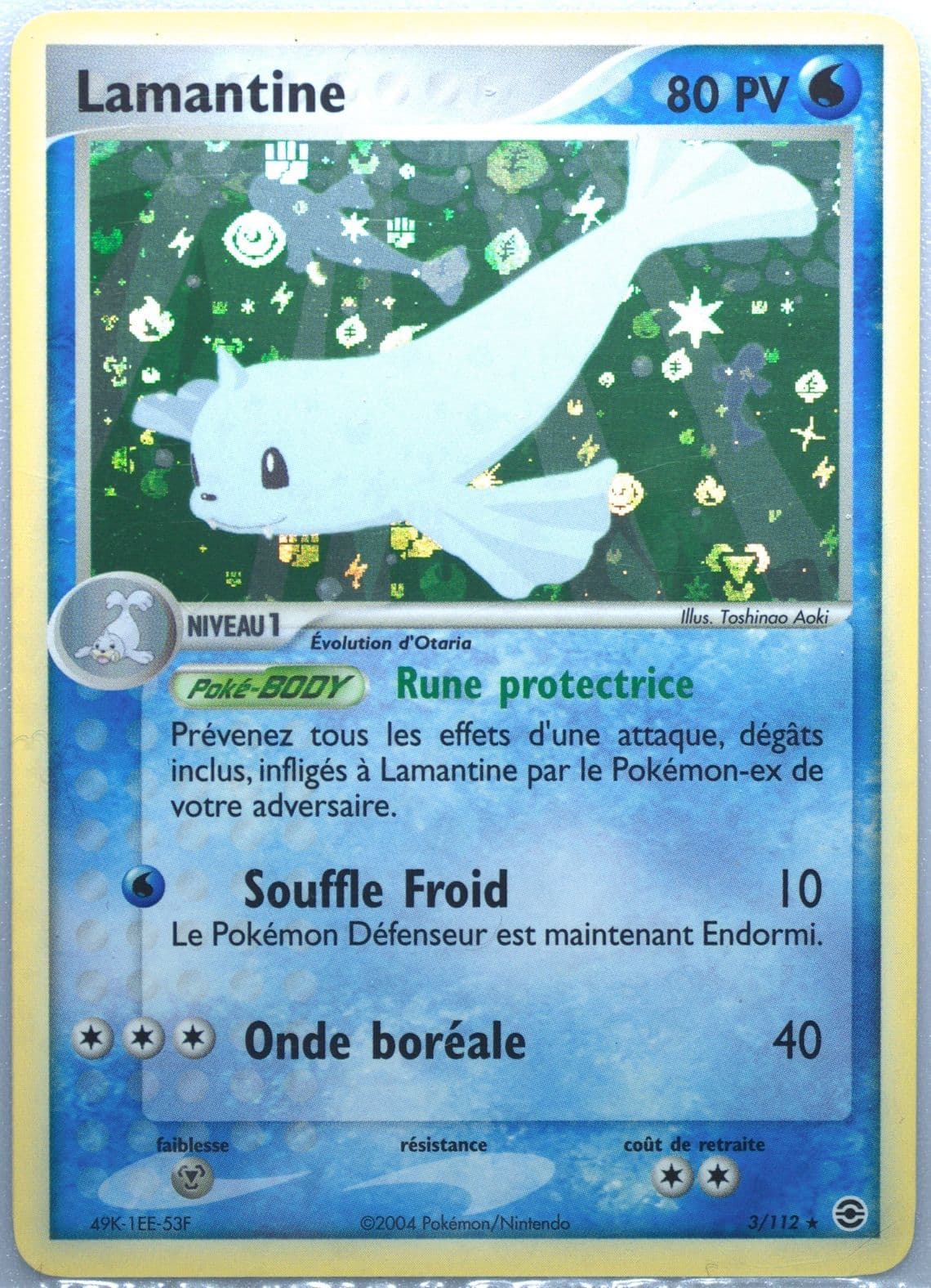 Lamantine-Holo French (3) 2004 Pokemon EX Fire Red & Leaf Green