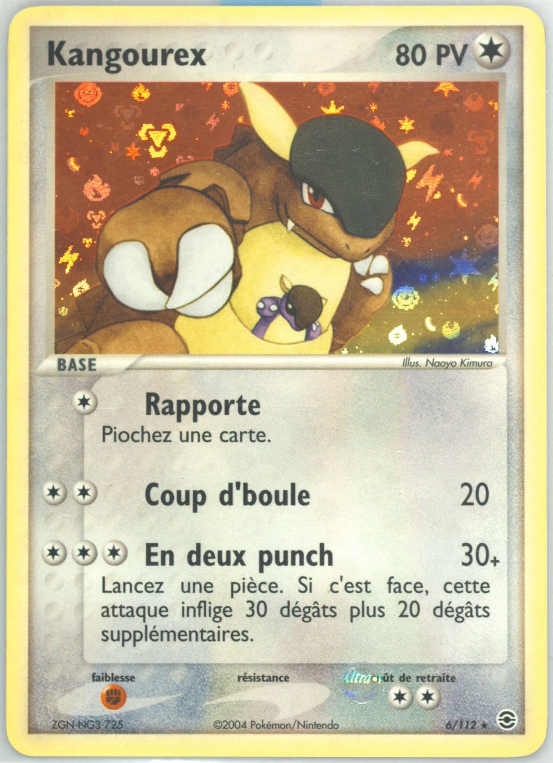 Kangourex-Reverse Foil French (6) 2004 Pokemon EX Fire Red & Leaf Green