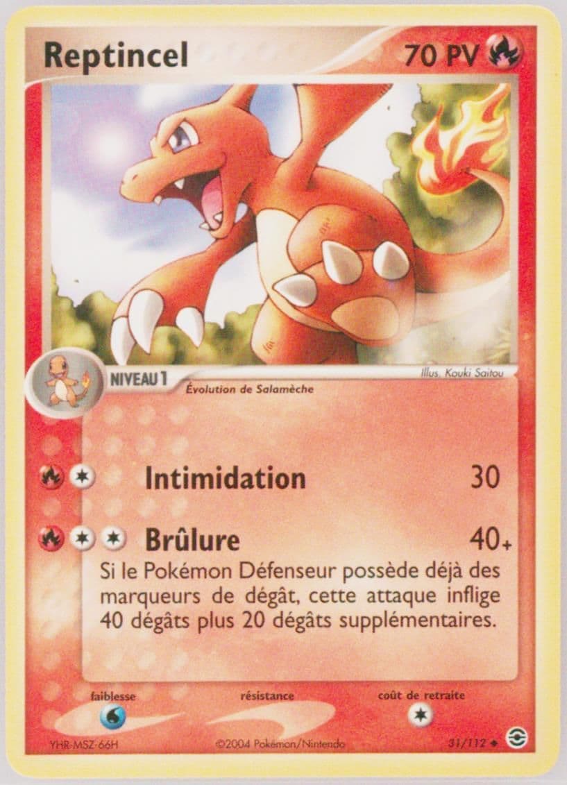 Reptincel French (31) 2004 Pokemon EX Fire Red & Leaf Green