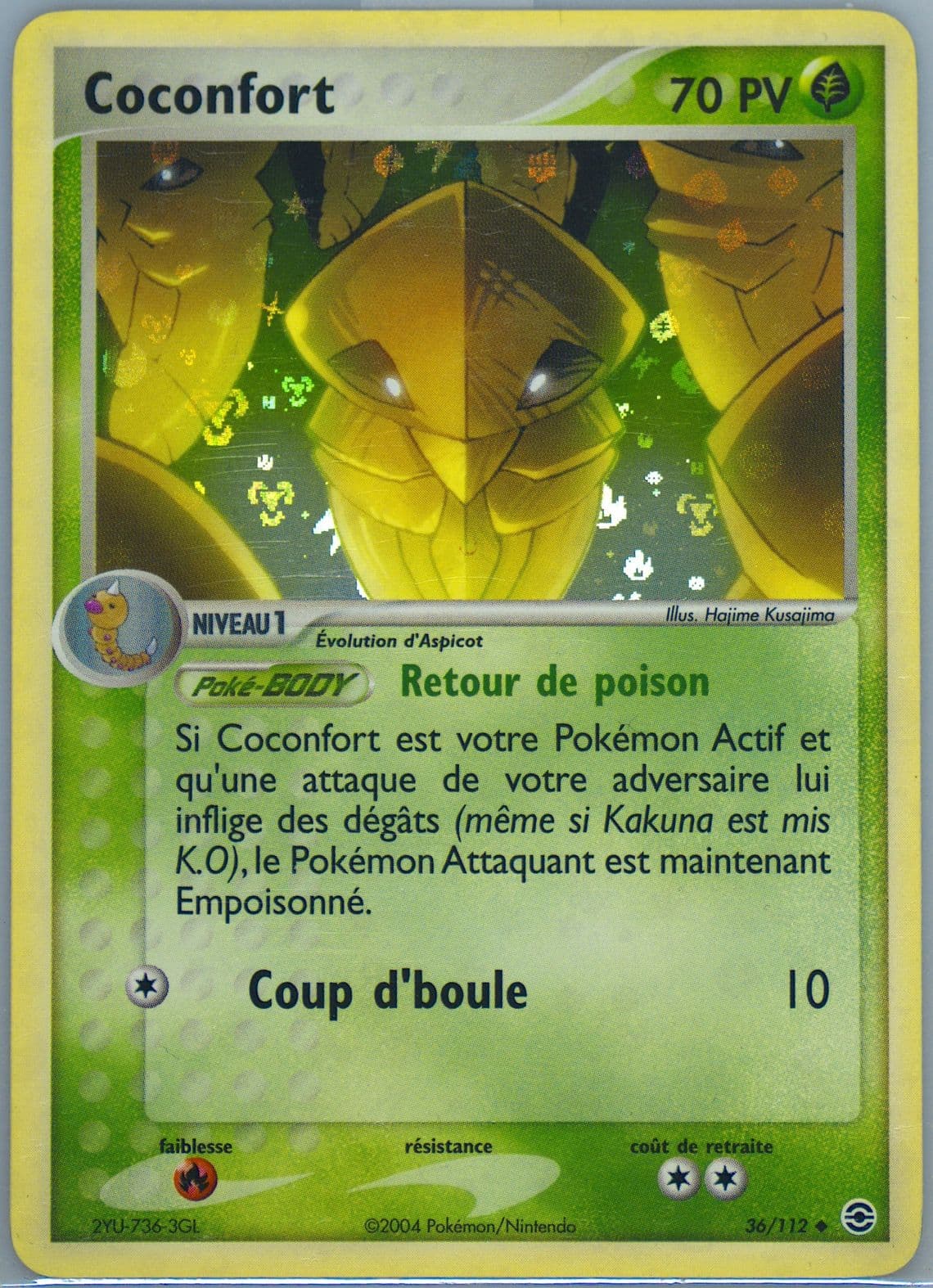 Coconfort-Reverse Foil French (36) 2004 Pokemon EX Fire Red & Leaf Green