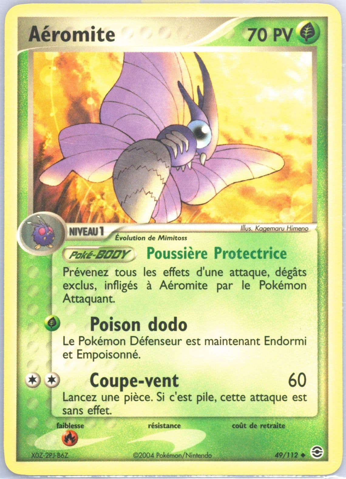 Aeromite French (49) 2004 Pokemon EX Fire Red & Leaf Green