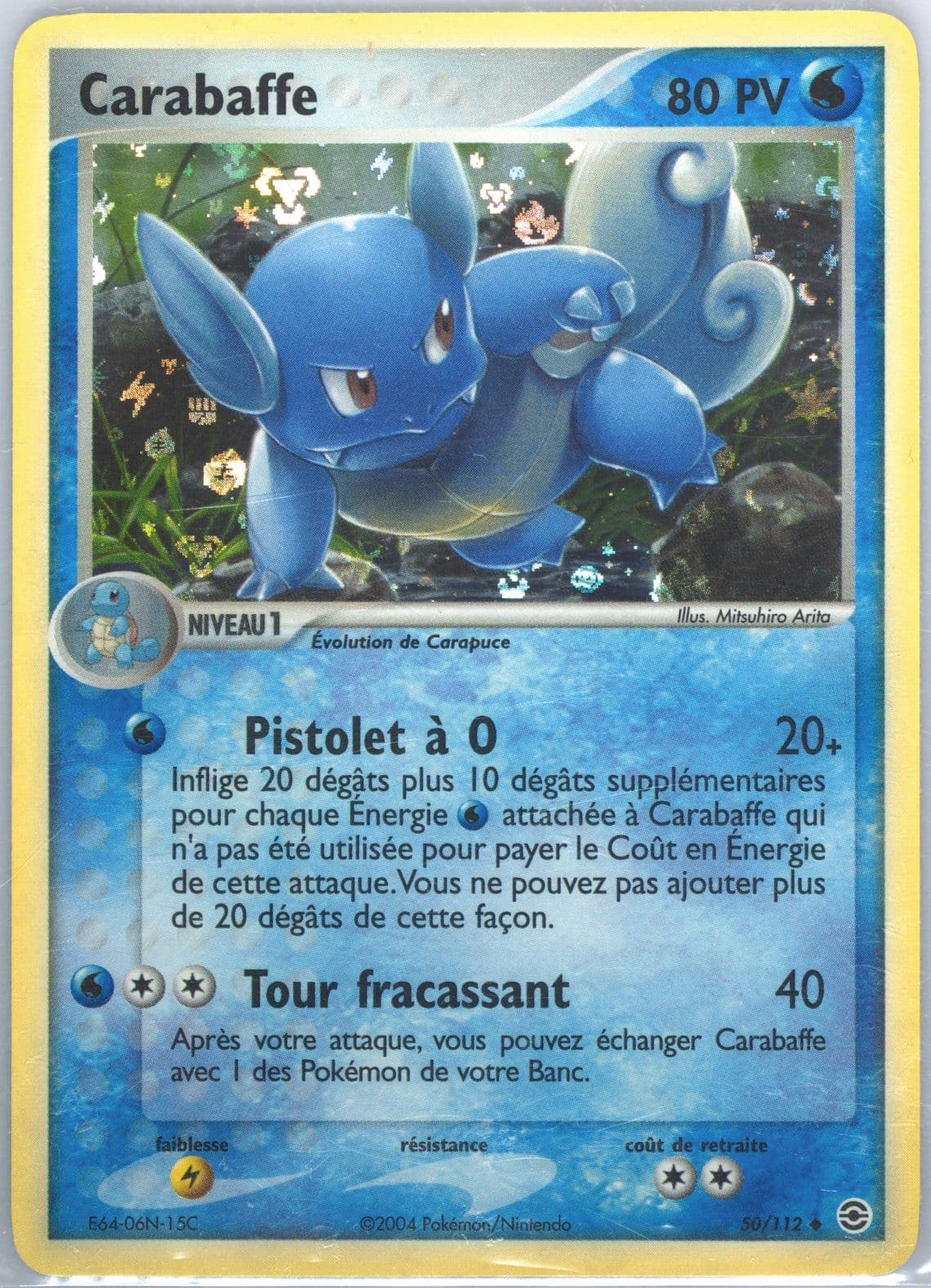 Carabaffe-Reverse Foil French (50) 2004 Pokemon EX Fire Red & Leaf Green