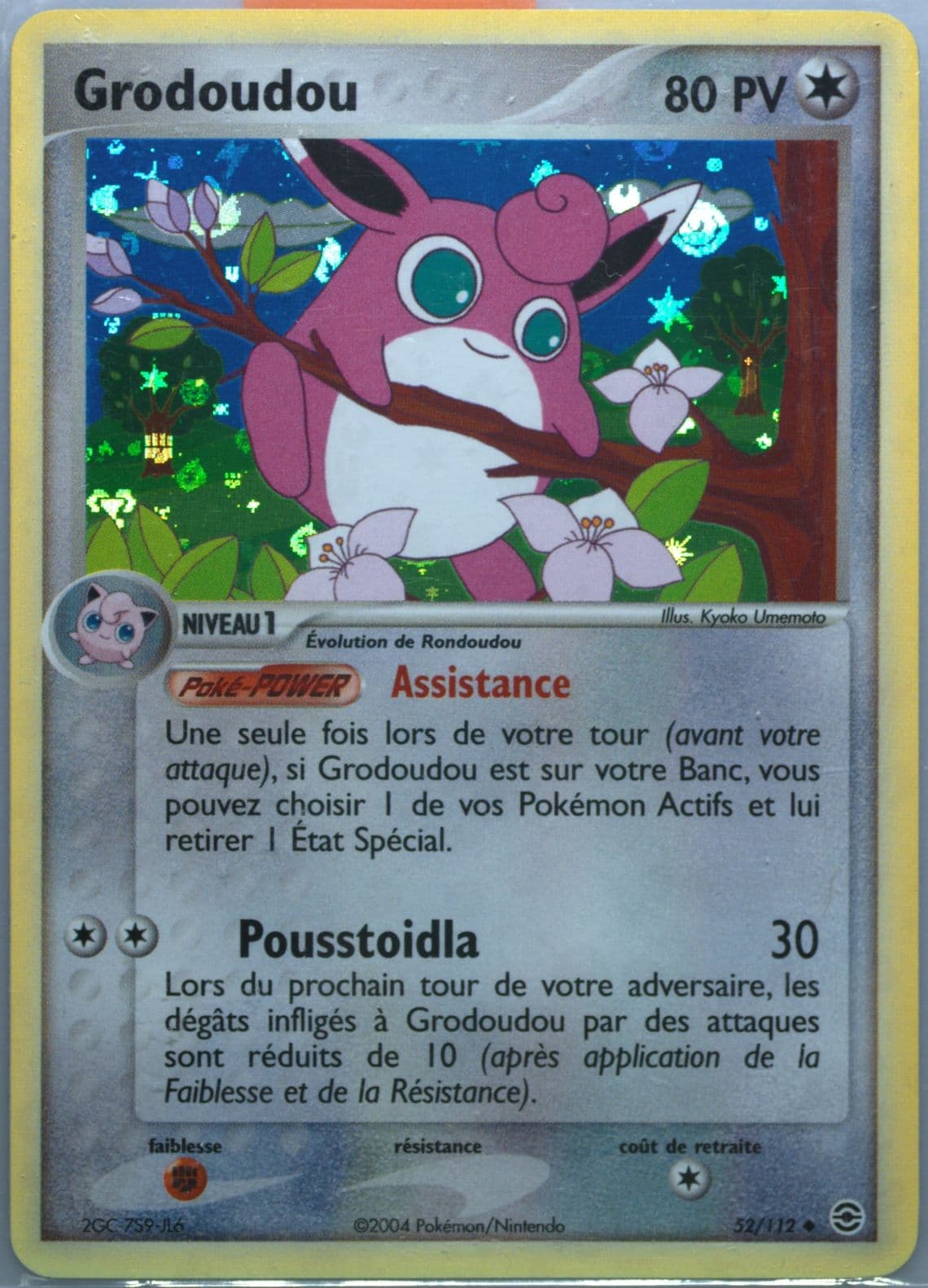 Grodoudou-Reverse Foil French (52) 2004 Pokemon EX Fire Red & Leaf Green