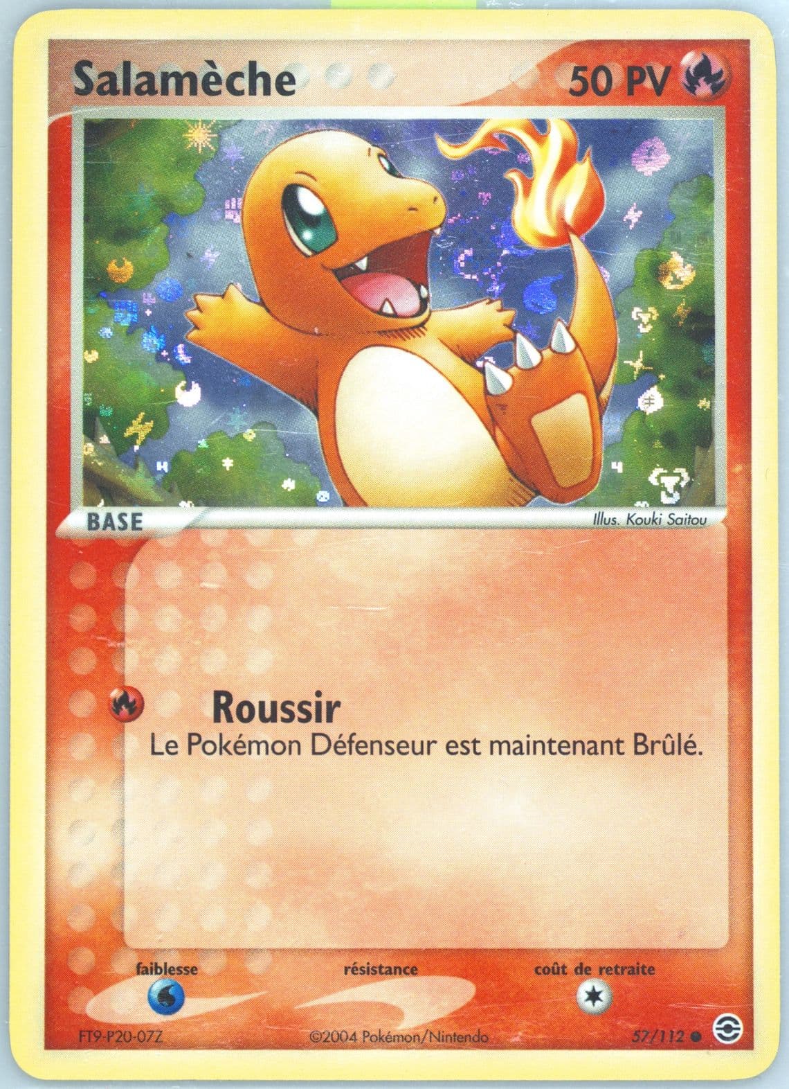 Salameche-Reverse Foil French (57) 2004 Pokemon EX Fire Red & Leaf Green