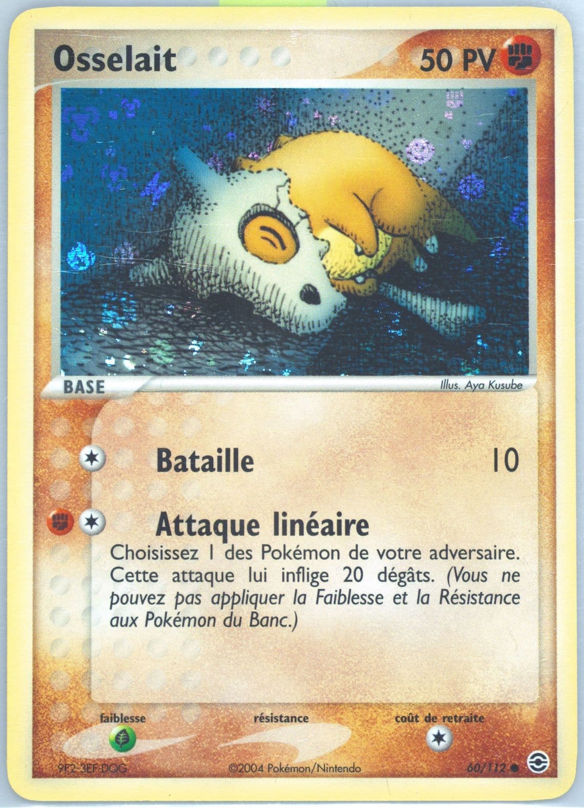 Osselait-Reverse Foil French (60) 2004 Pokemon EX Fire Red & Leaf Green