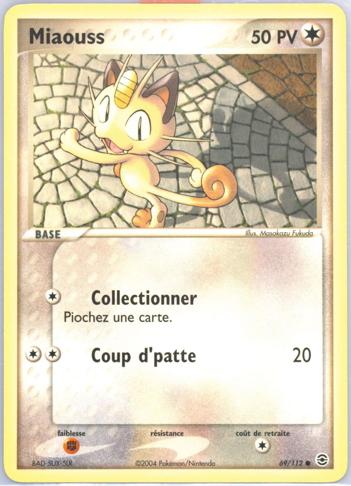 Miaouss French (69) 2004 Pokemon EX Fire Red & Leaf Green