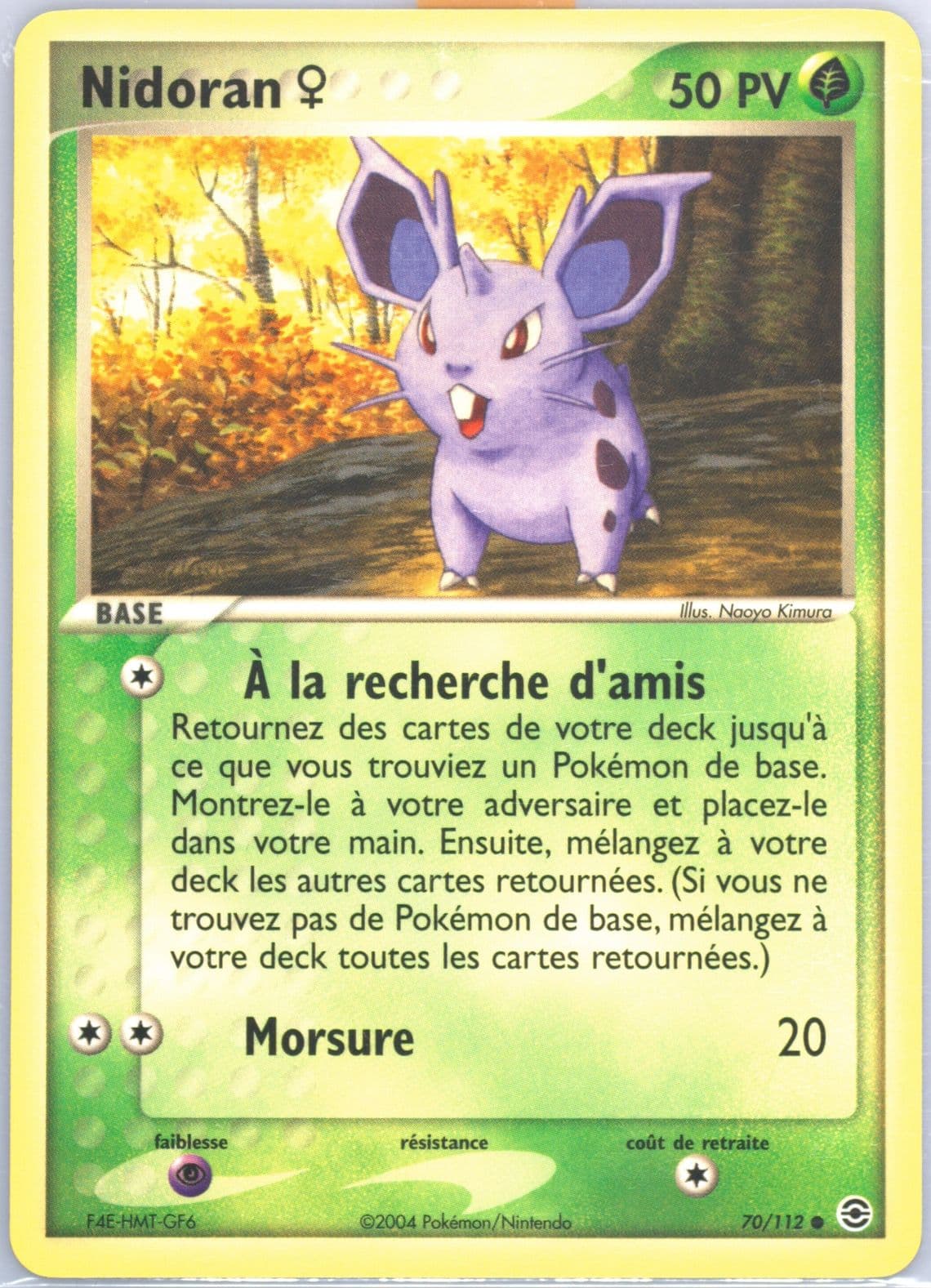 Nidoran French (70) 2004 Pokemon EX Fire Red & Leaf Green