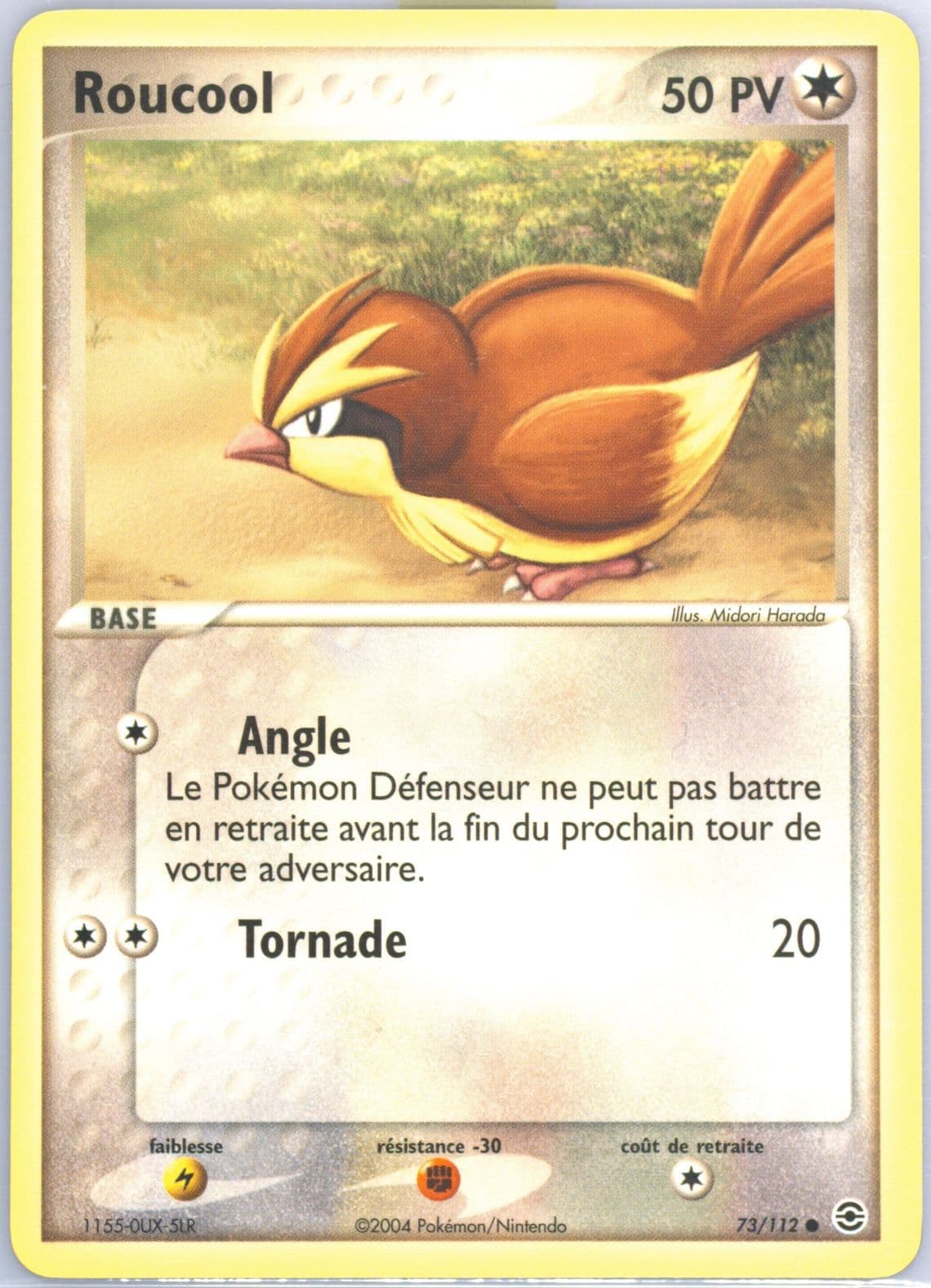 Roucool French (73) 2004 Pokemon EX Fire Red & Leaf Green