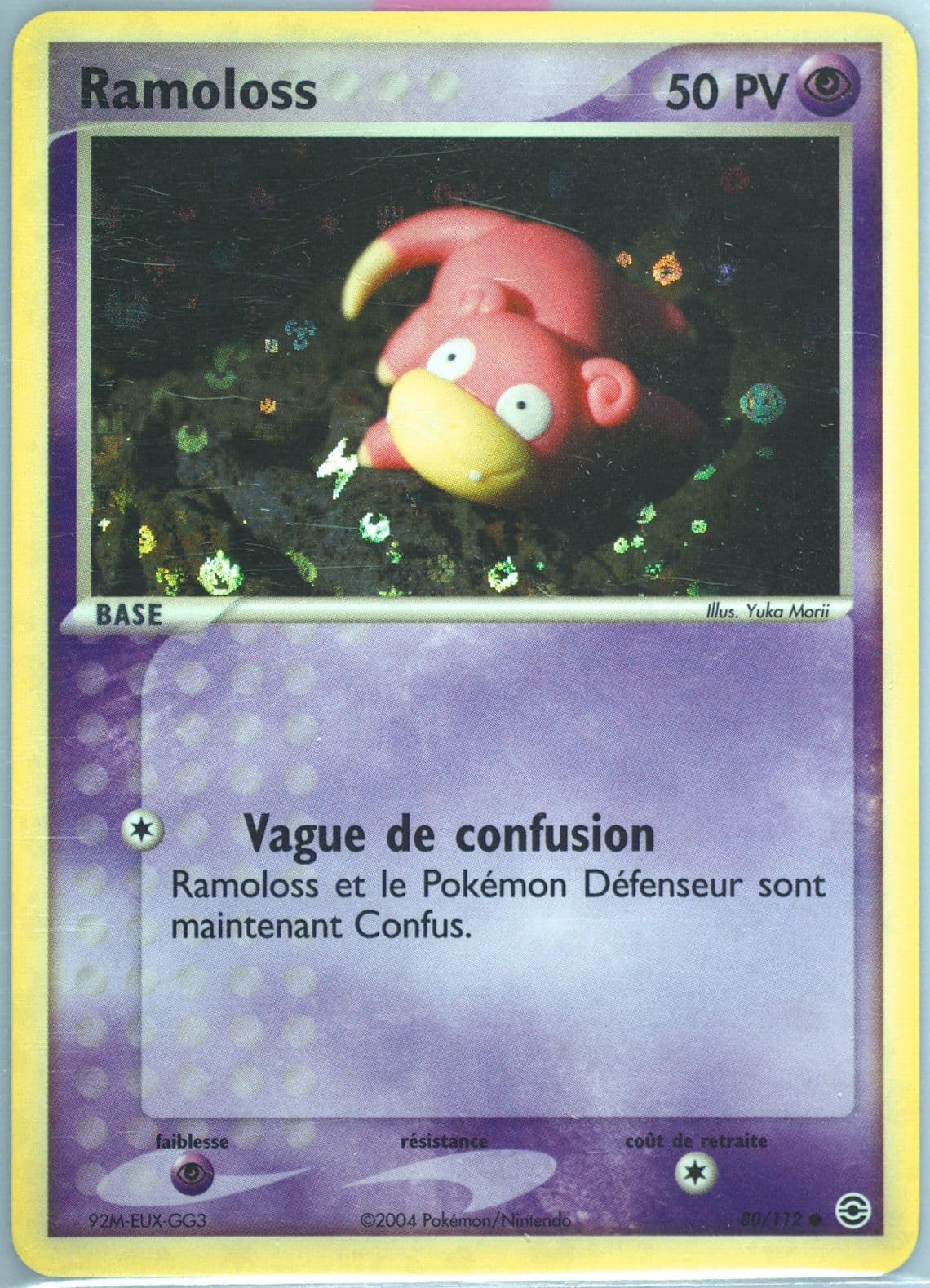 Ramoloss-Reverse Foil French (80) 2004 Pokemon EX Fire Red & Leaf Green