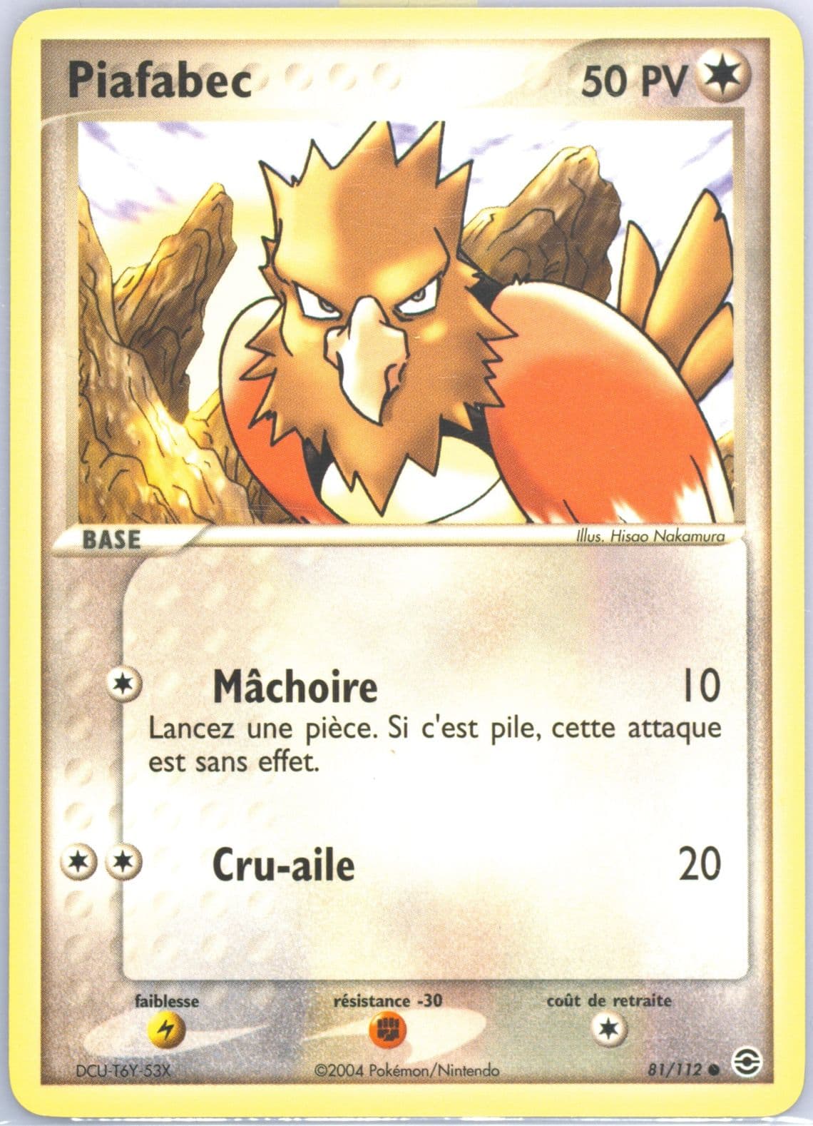 Piafabec French (81) 2004 Pokemon EX Fire Red & Leaf Green