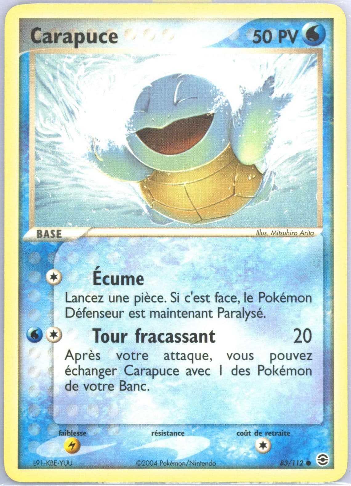 Carapuce French (83) 2004 Pokemon EX Fire Red & Leaf Green