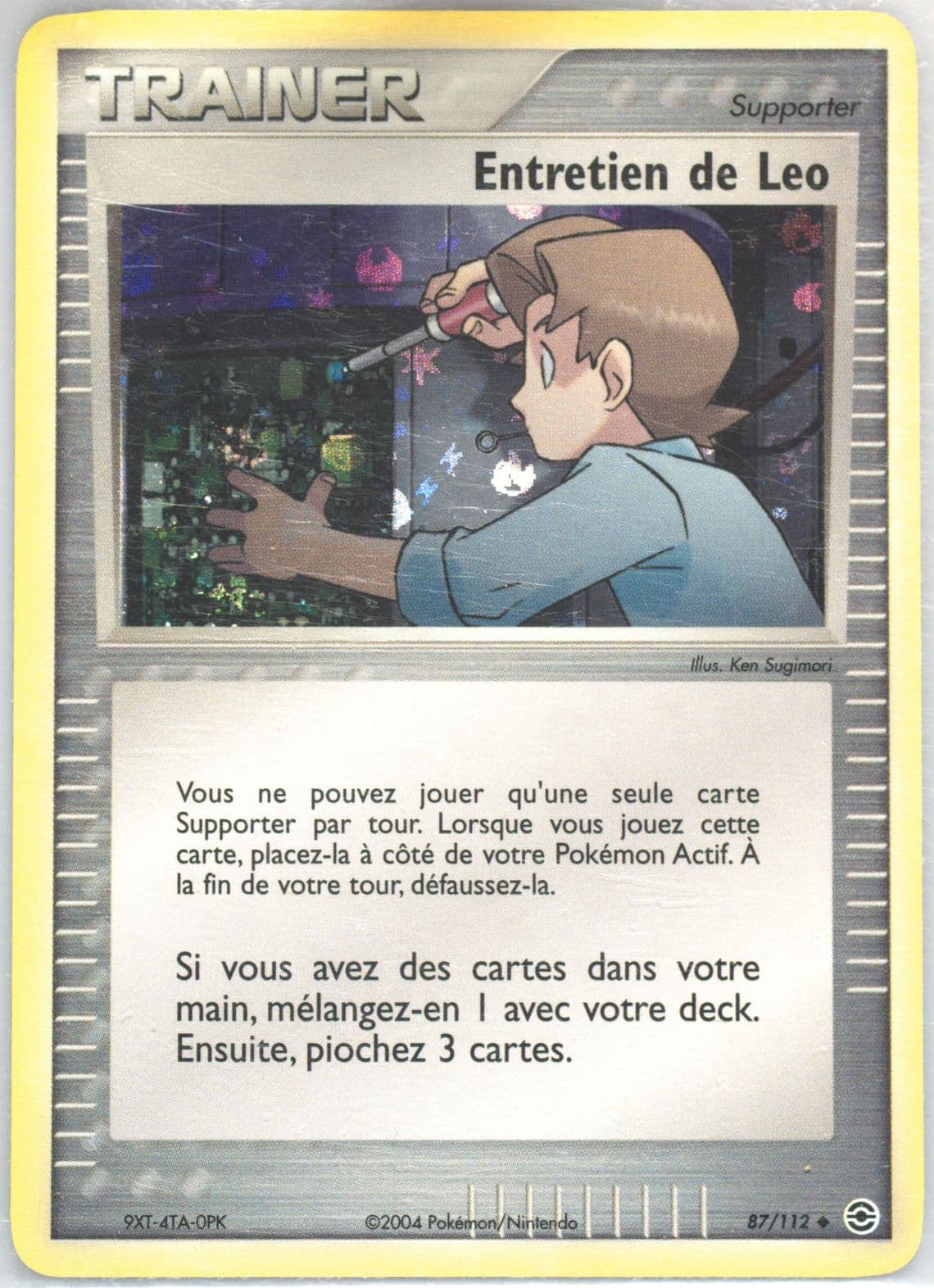 Entretien de Leo-Reverse Foil French (87) 2004 Pokemon EX Fire Red & Leaf Green