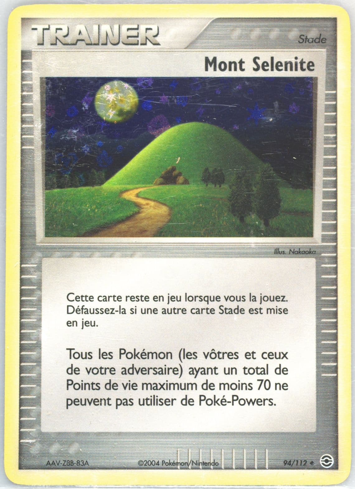 Mont Selenite-Reverse Foil French (94) 2004 Pokemon EX Fire Red & Leaf Green
