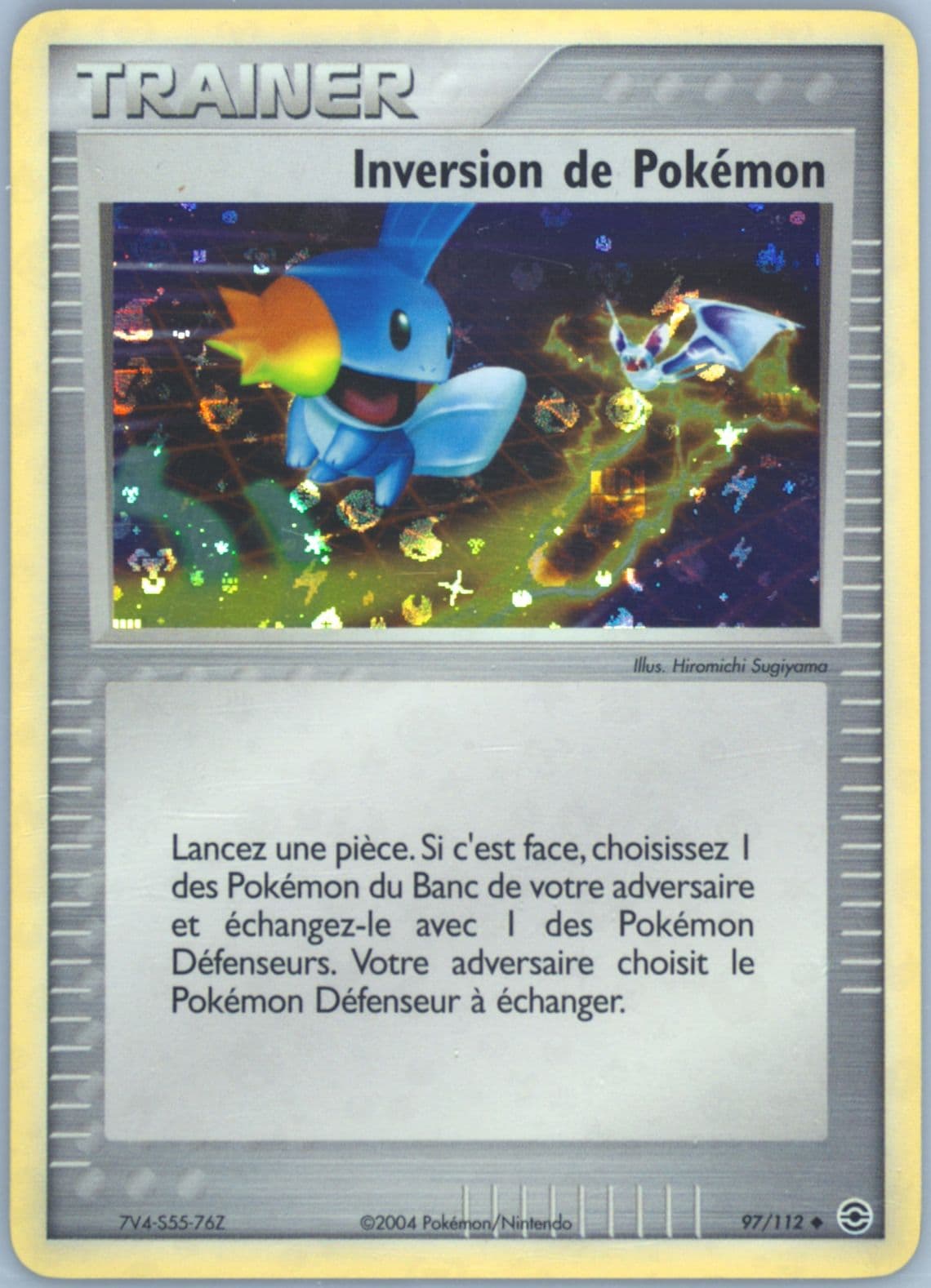 Inversion de Pokemon-Reverse Foil French (97) 2004 Pokemon EX Fire Red & Leaf Green