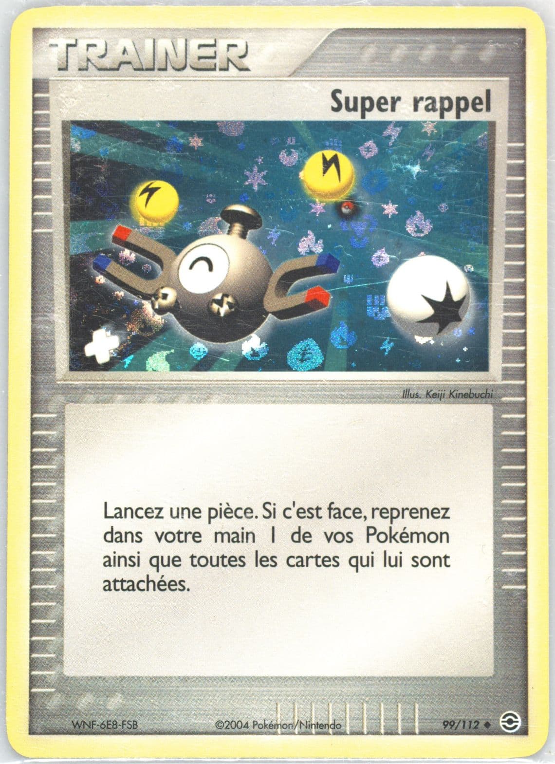Super Rappel-Reverse Foil French (99) 2004 Pokemon EX Fire Red & Leaf Green