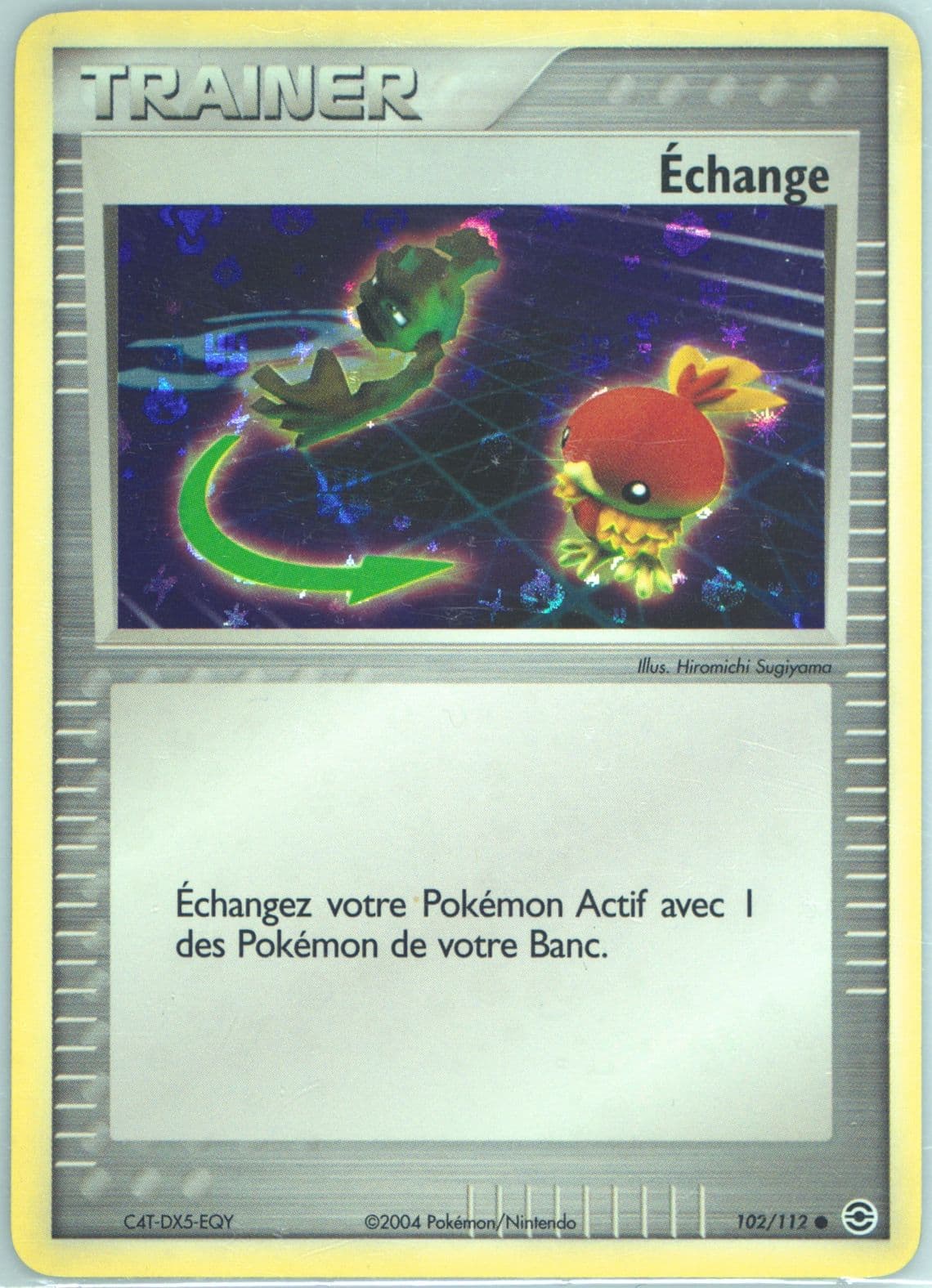 Echange-Reverse Foil French (102) 2004 Pokemon EX Fire Red & Leaf Green