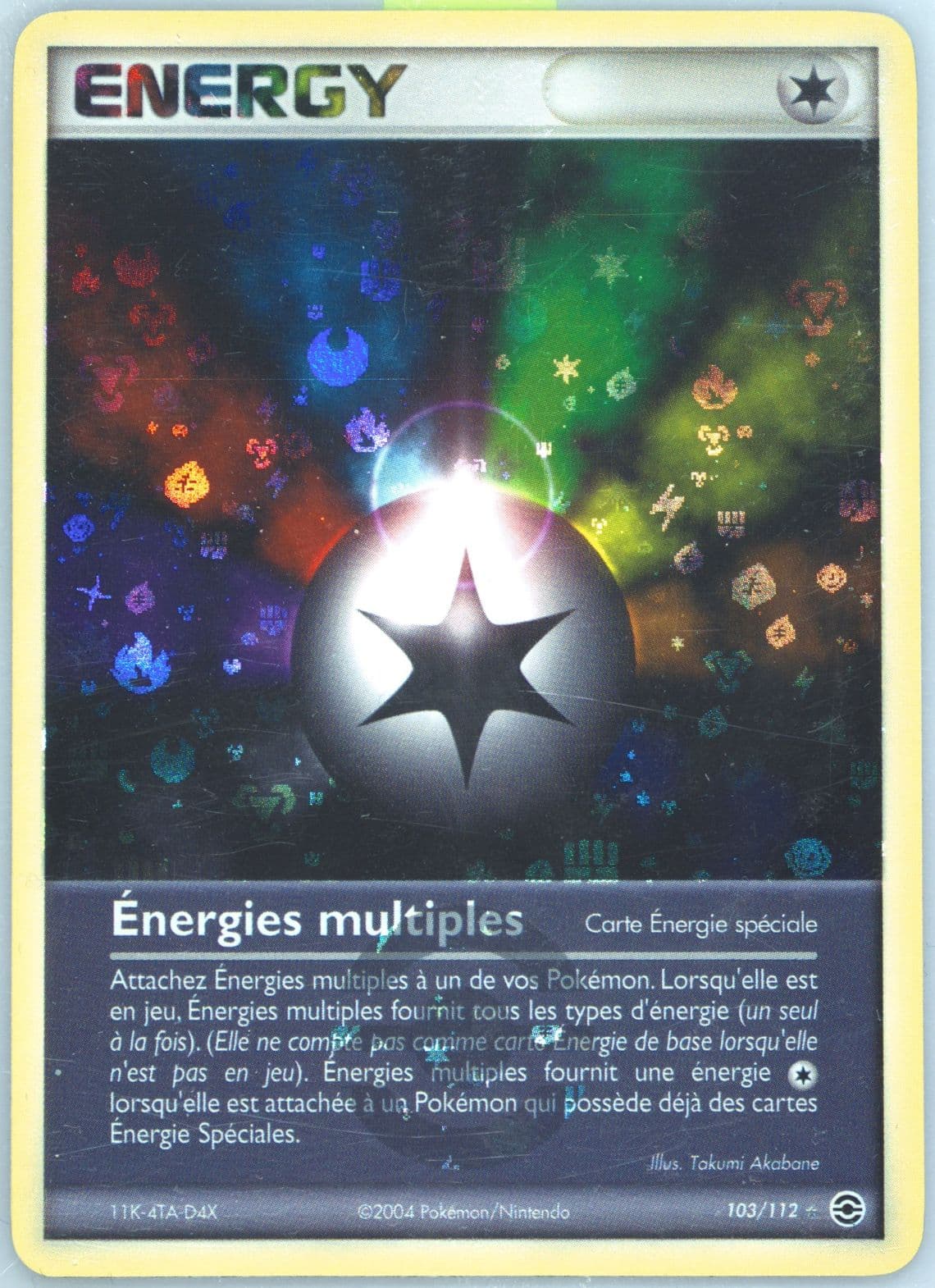Energies Multiples-Reverse Foil French (103) 2004 Pokemon EX Fire Red & Leaf Green