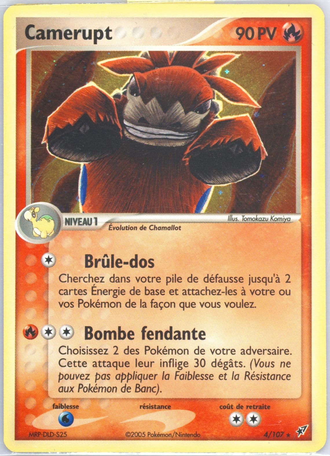 Camerupt-Holo French (4) 2005 Pokemon EX Deoxys