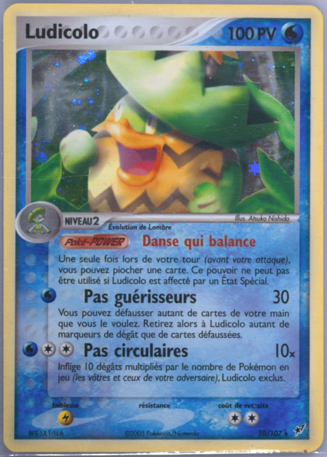 Ludicolo-Holo French (10) 2005 Pokemon EX Deoxys